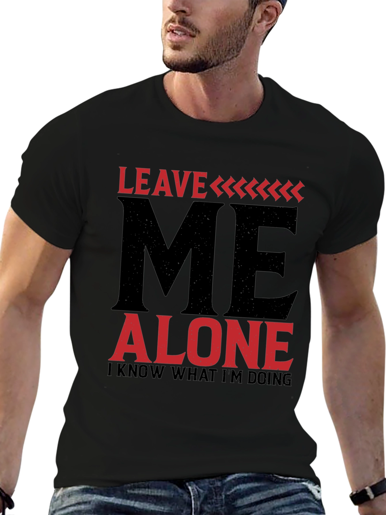 Leave Me Alone Graphic Tee - Funny Slogan Shirt