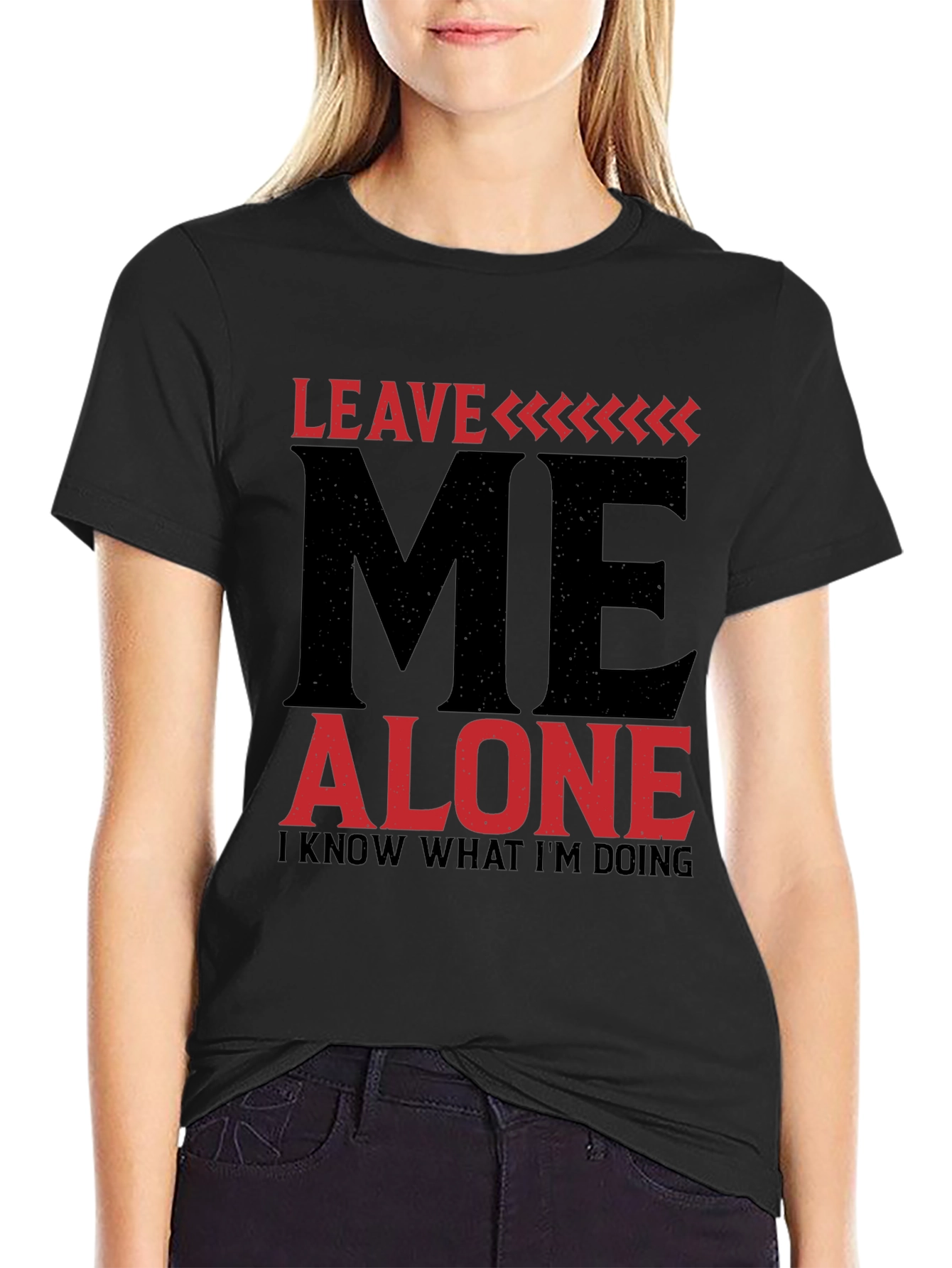 Leave Me Alone Graphic Tee - Funny Slogan Shirt