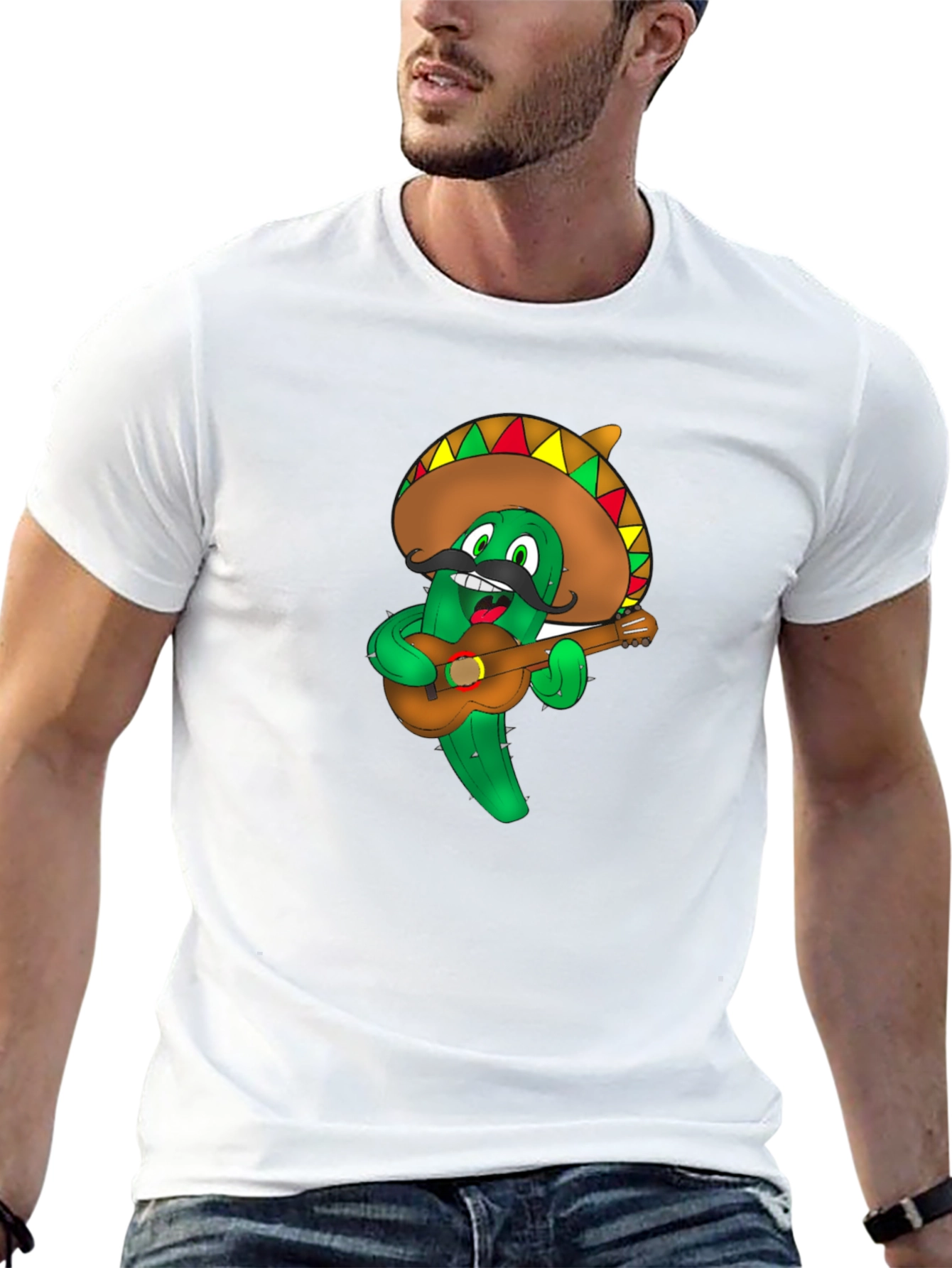 Cactus Mariachi T-Shirt - Funny Cinco de Mayo Tee