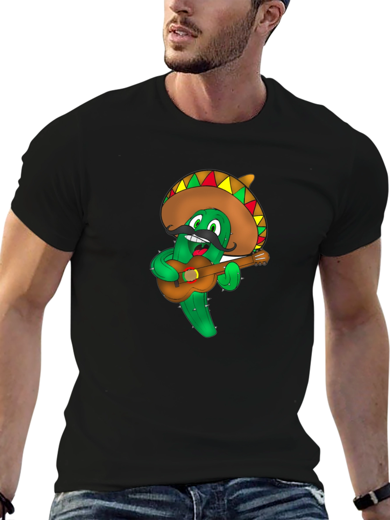 Cactus Mariachi T-Shirt - Funny Cinco de Mayo Tee