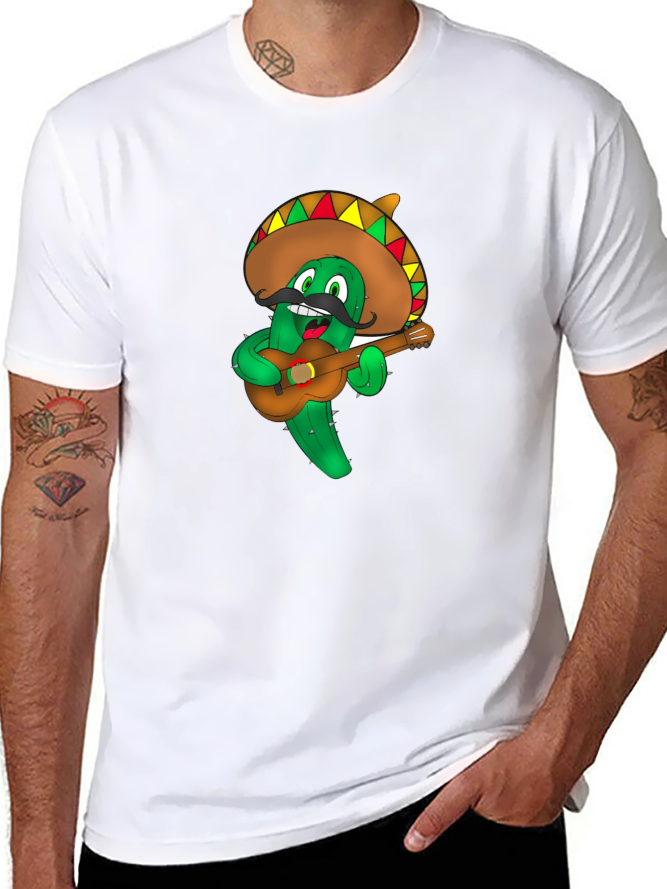 Cactus Mariachi T-Shirt - Funny Cinco de Mayo Tee