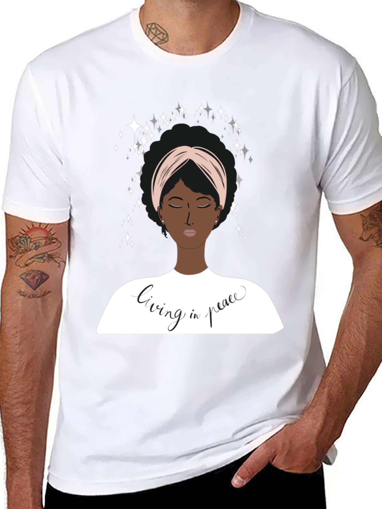 Living In Peace Graphic T-Shirt