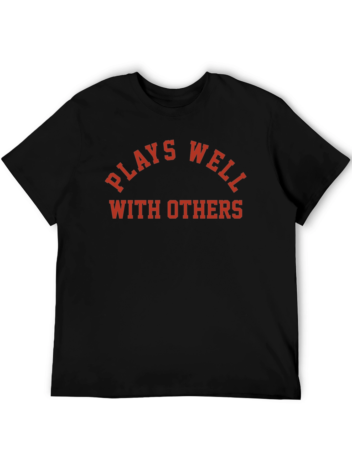 Plays Well With Others Graphic Tee - Black