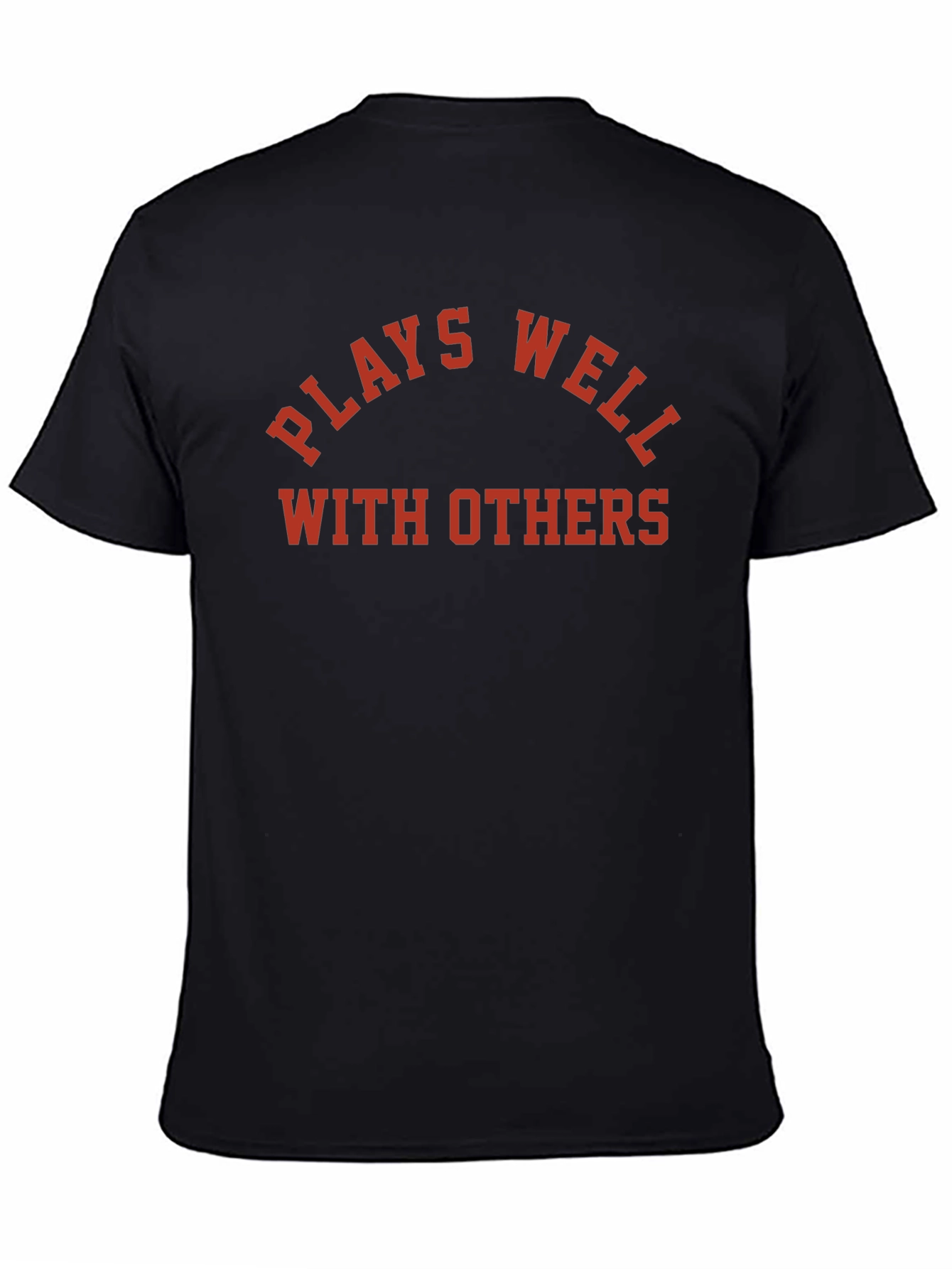 Plays Well With Others Graphic Tee - Black