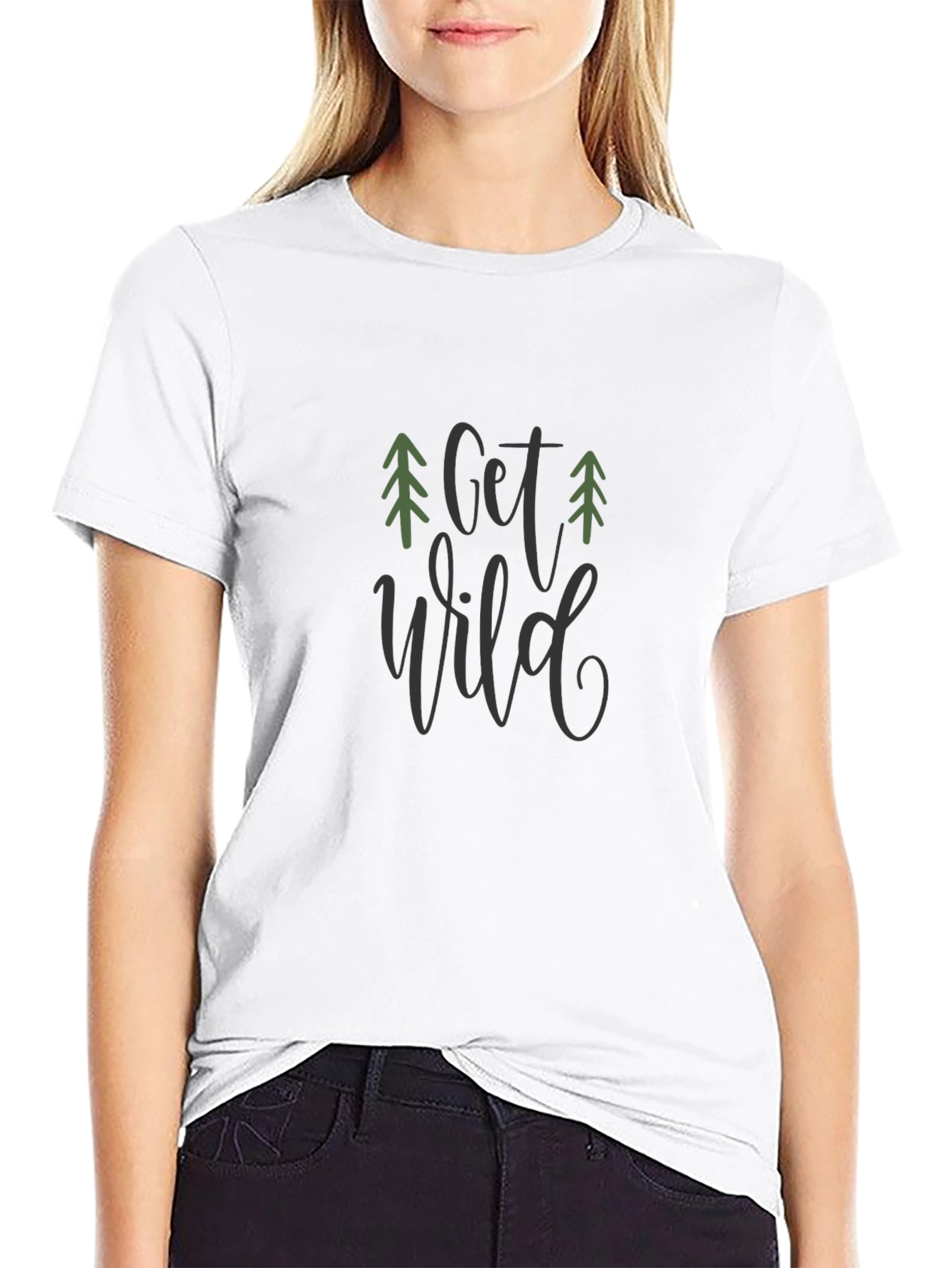Get Wild Graphic Tee - Nature Lover Shirt
