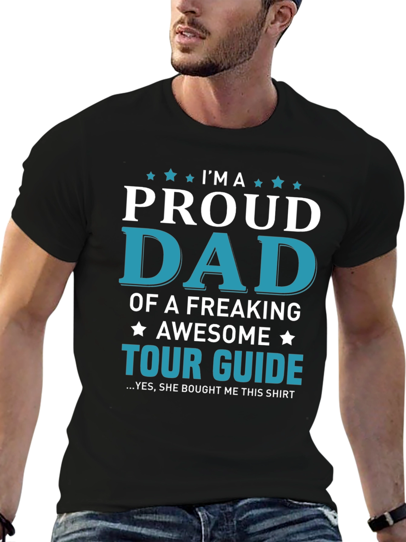 Proud Dad Tour Guide T-Shirt