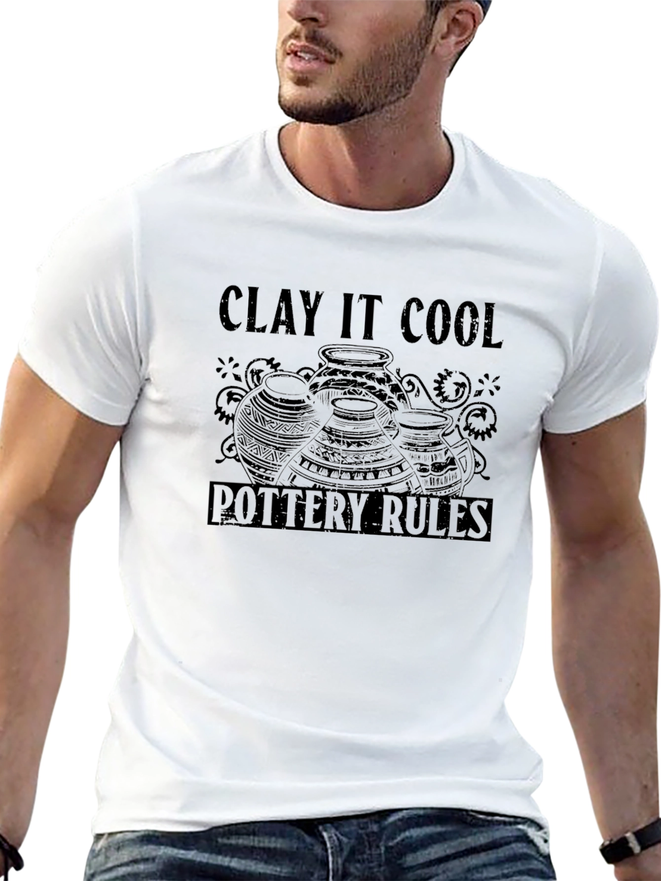 Clay It Cool Pottery Rules Graphic Tee