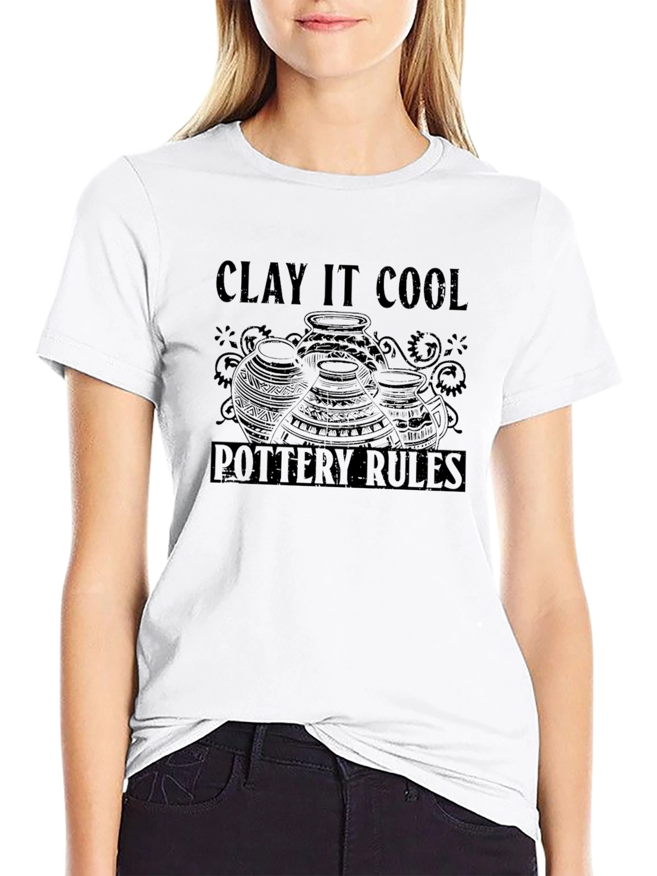 Clay It Cool Pottery Rules Graphic Tee