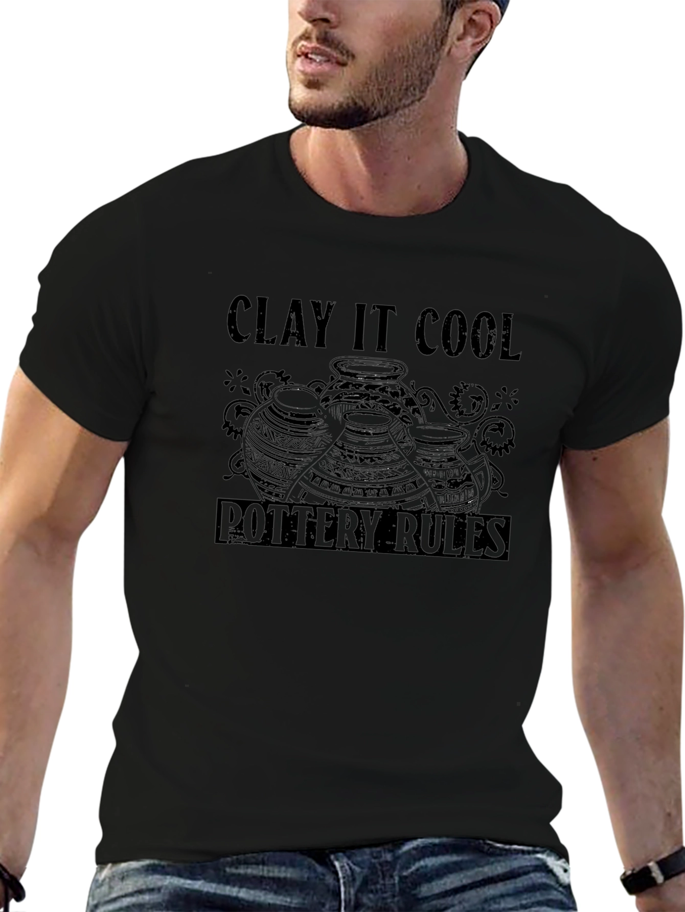 Clay It Cool Pottery Rules Graphic Tee