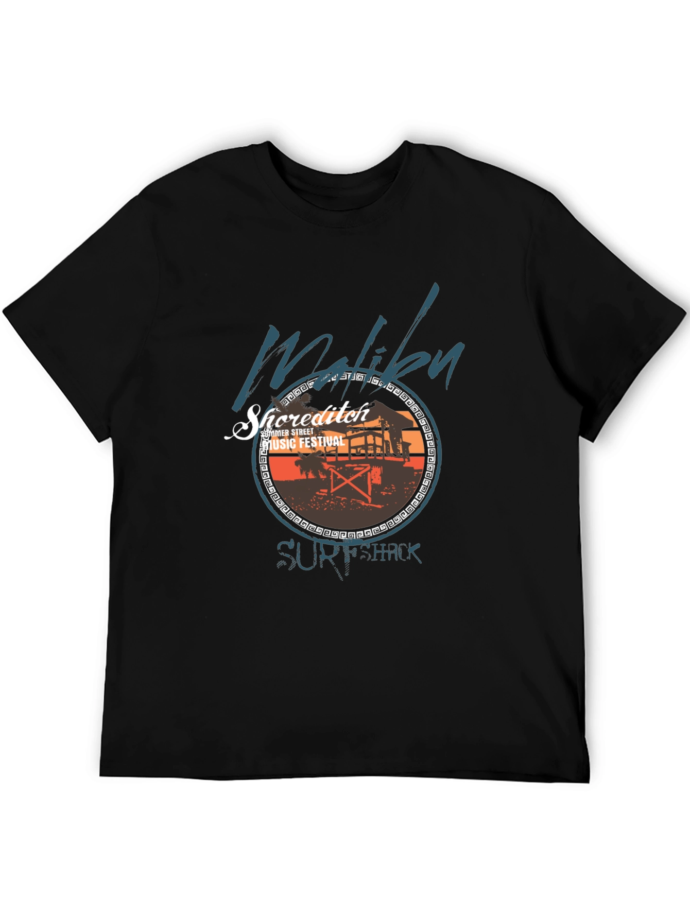 Malibu Surf Shack Music Festival Graphic T-Shirt