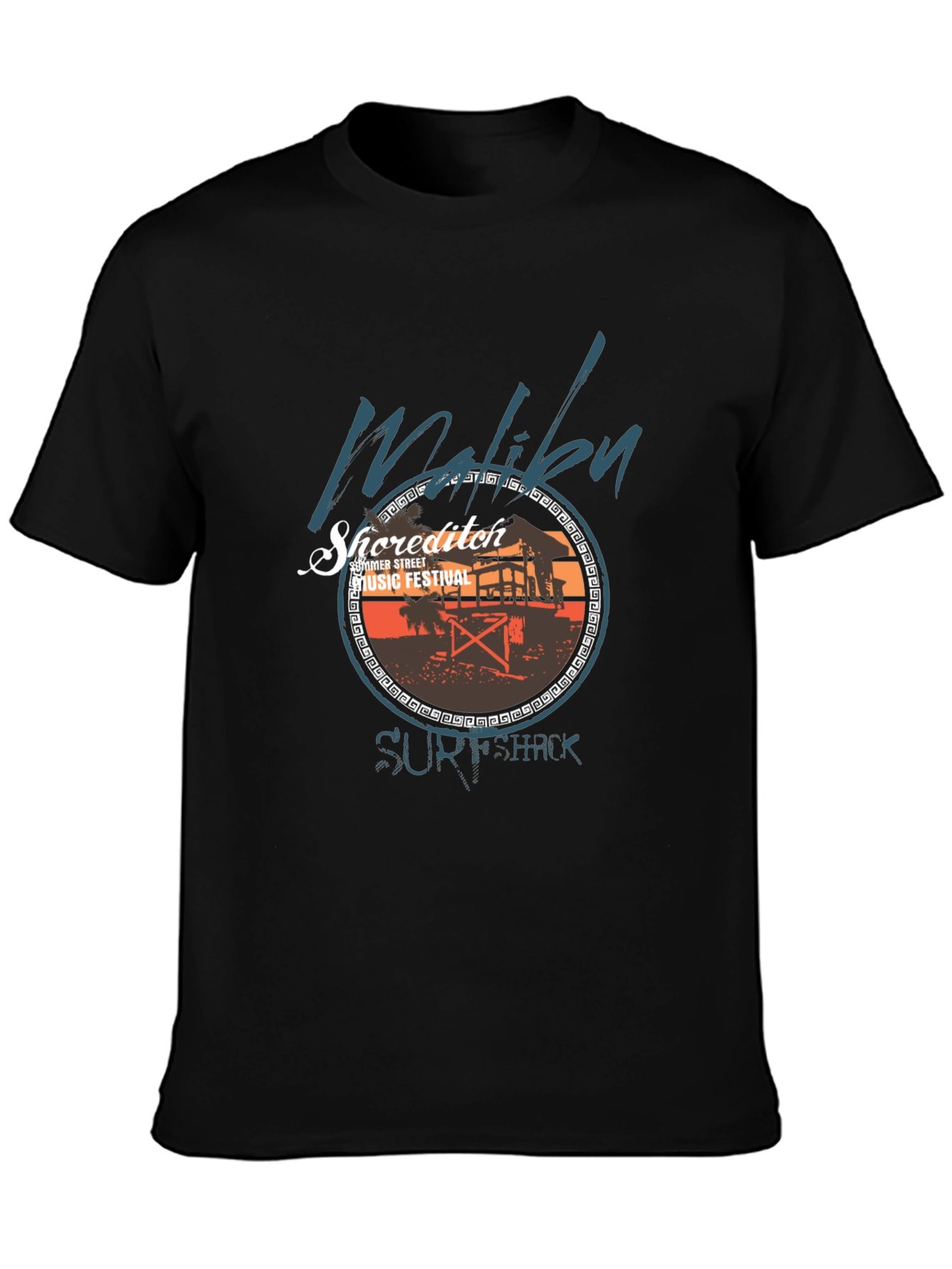 Malibu Surf Shack Music Festival Graphic T-Shirt