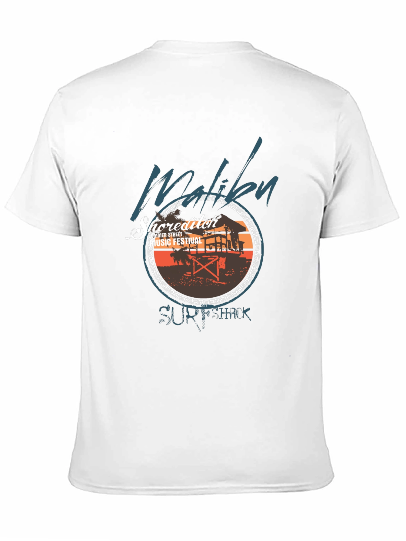 Malibu Surf Shack Music Festival Graphic T-Shirt