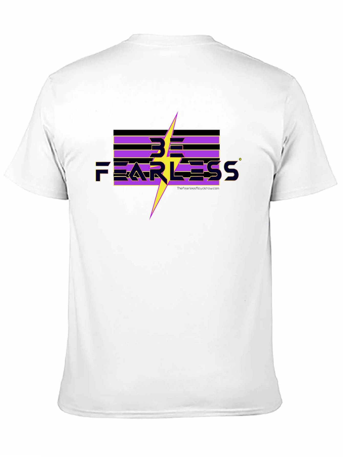 Be Fearless Graphic Tee - Black Cotton T-Shirt