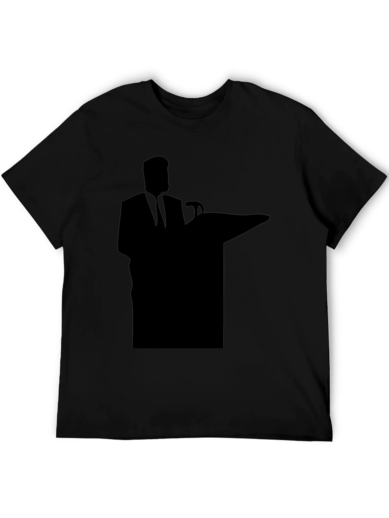 Silhouette Speaker Graphic Tee - Black