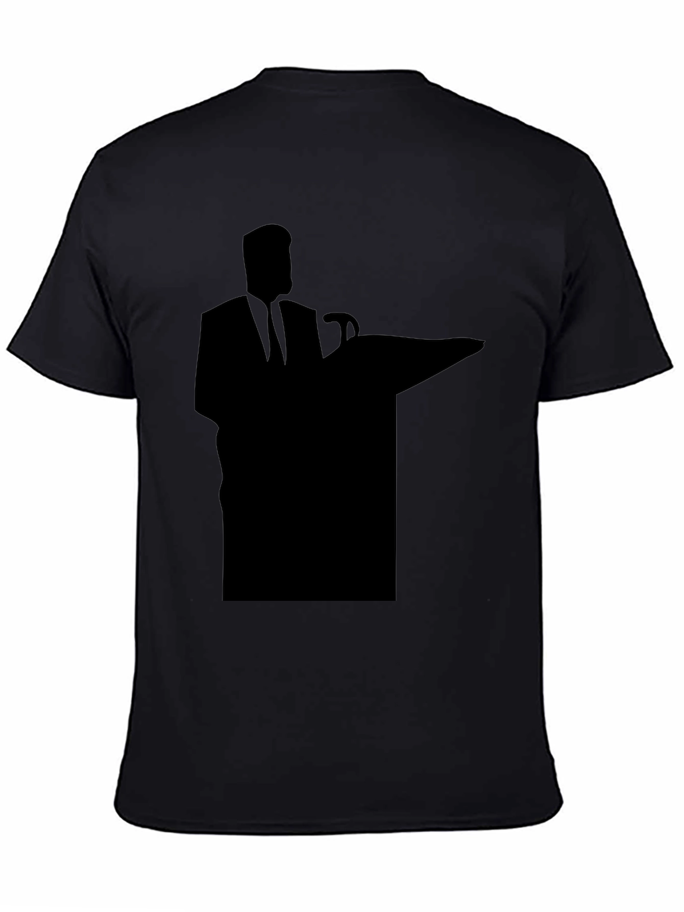 Silhouette Speaker Graphic Tee - Black