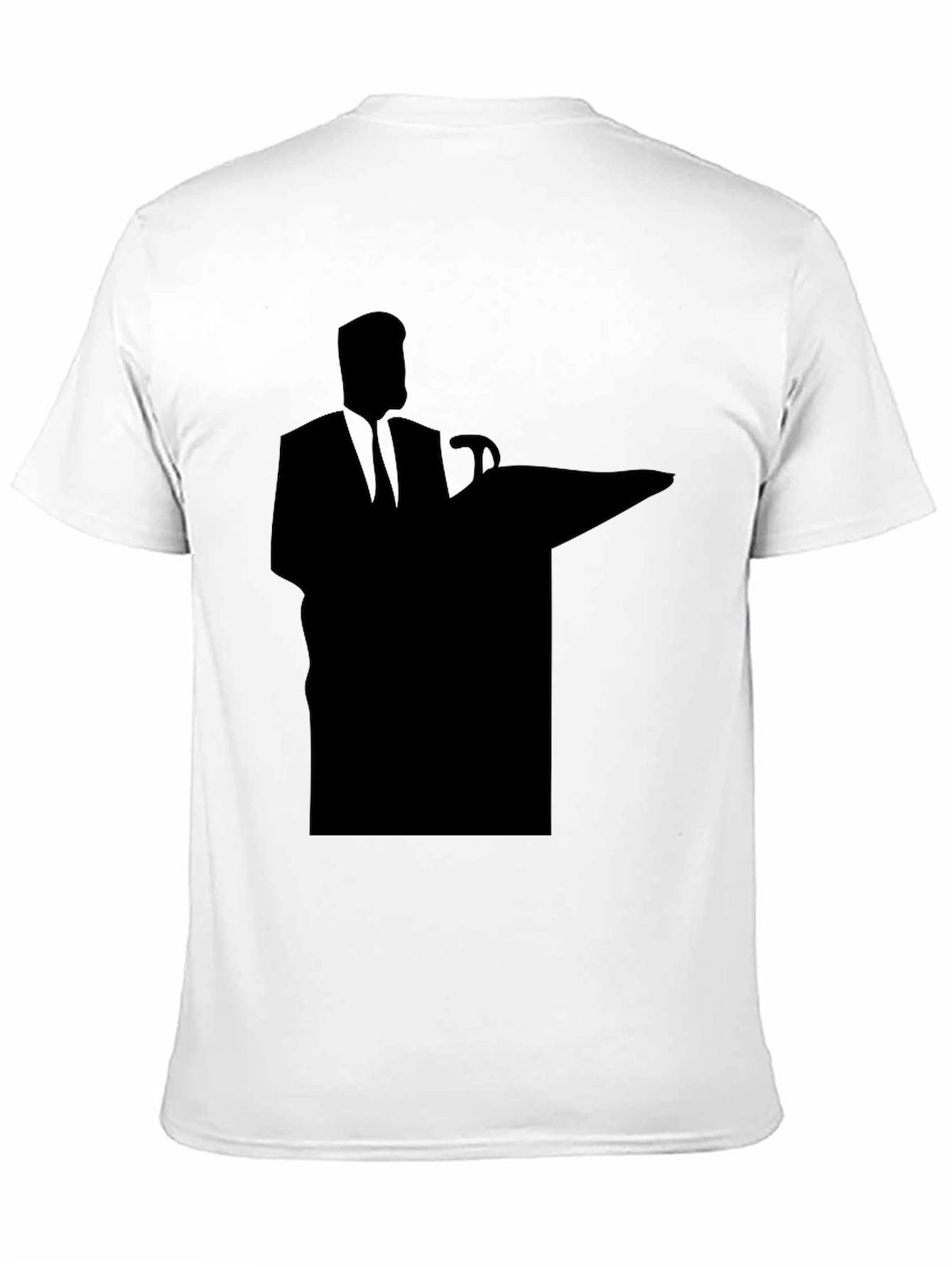 Silhouette Speaker Graphic Tee - Black