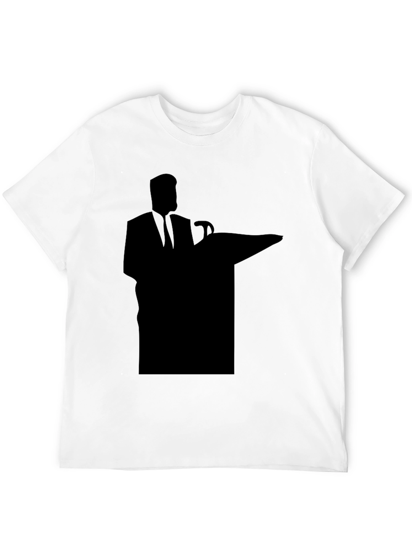Silhouette Speaker Graphic Tee - Black