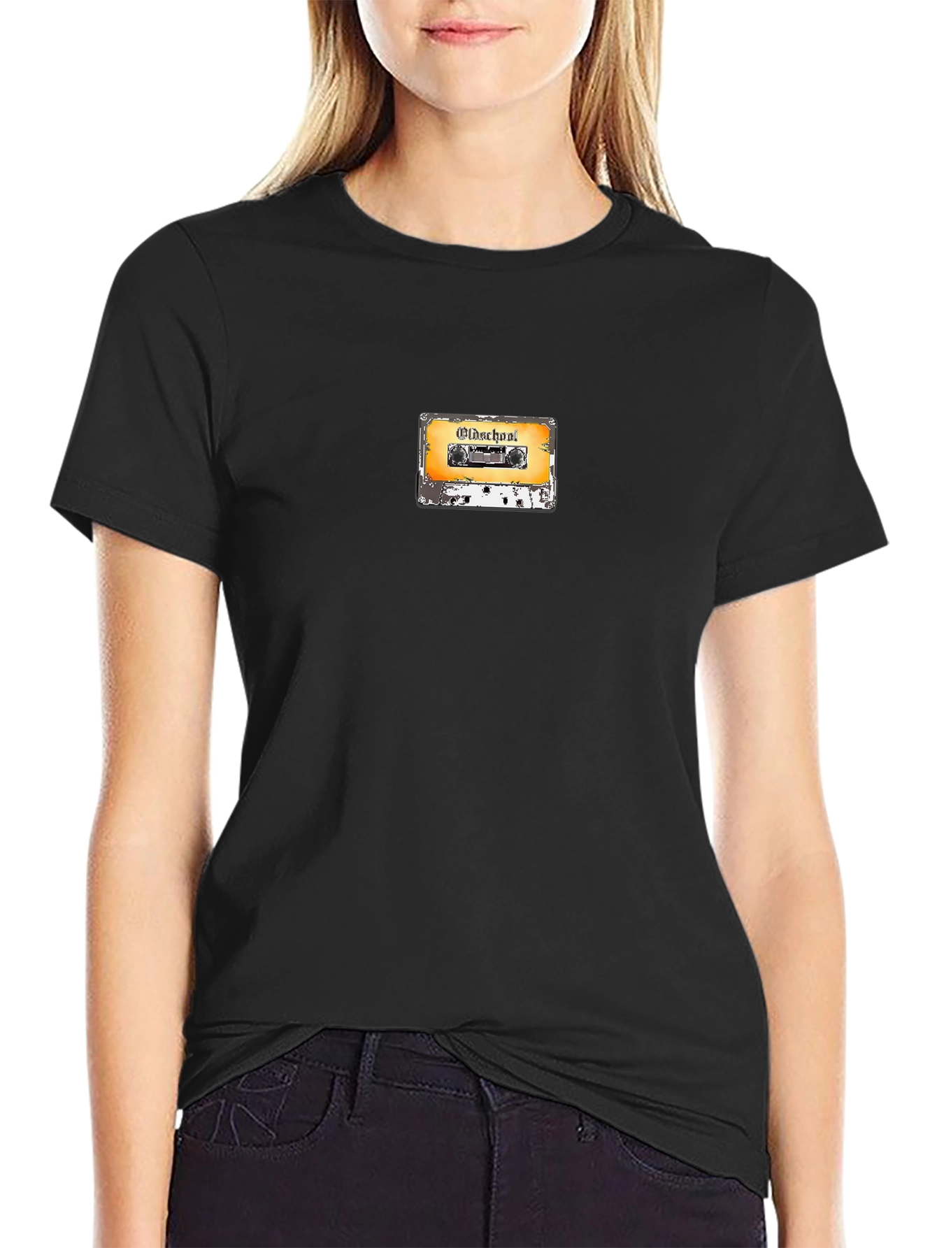 Retro Oldschool Cassette Tape Graphic T-Shirt