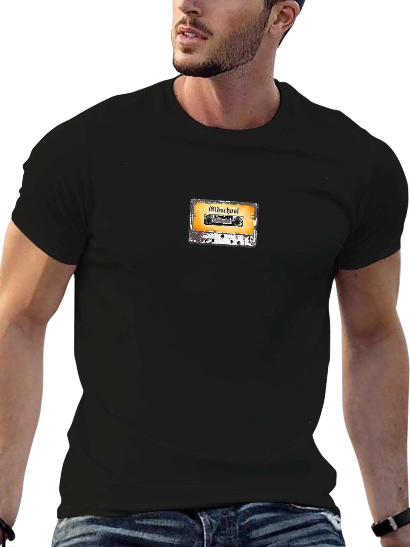 Retro Oldschool Cassette Tape Graphic T-Shirt