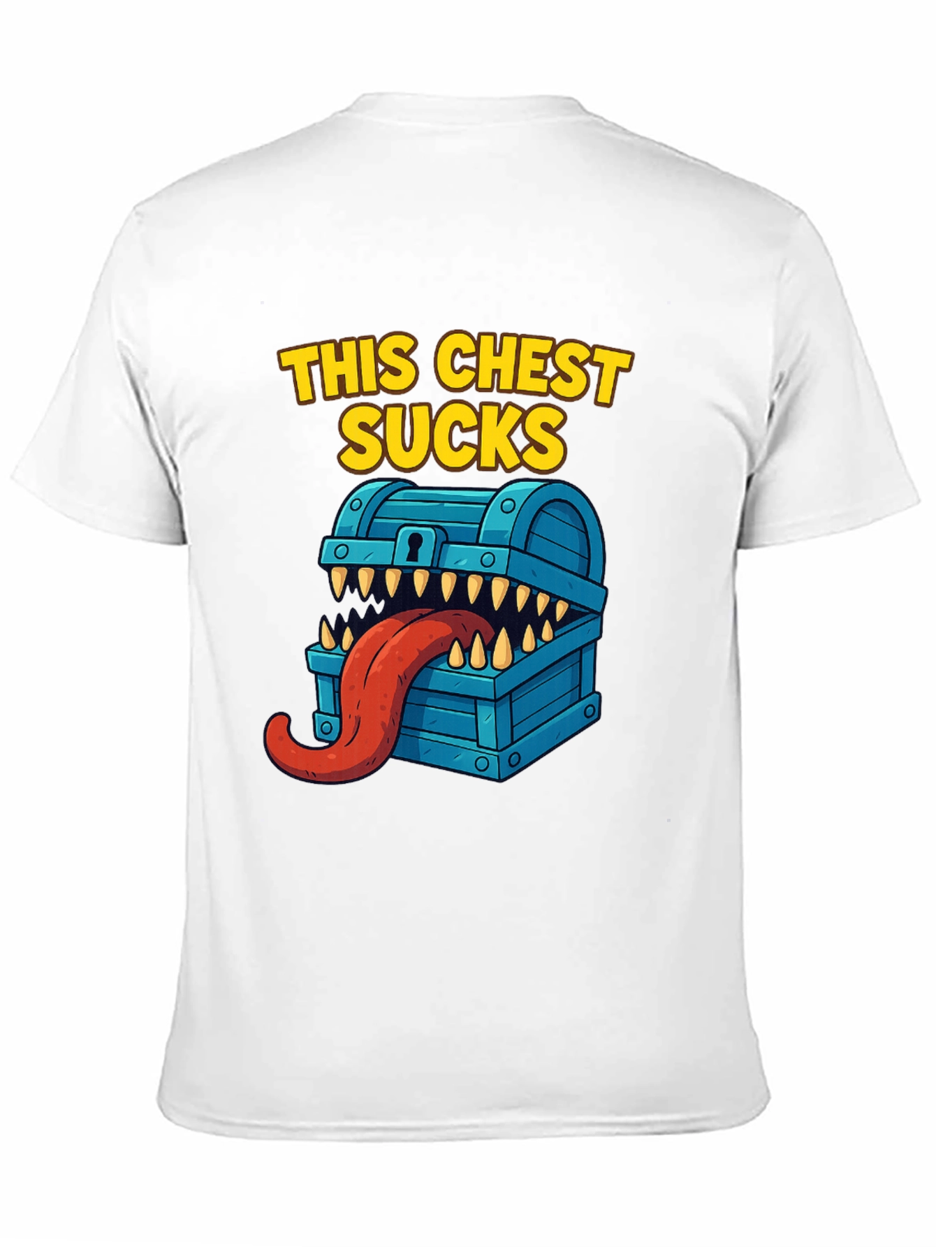 This Chest Sucks Black Graphic T-Shirt