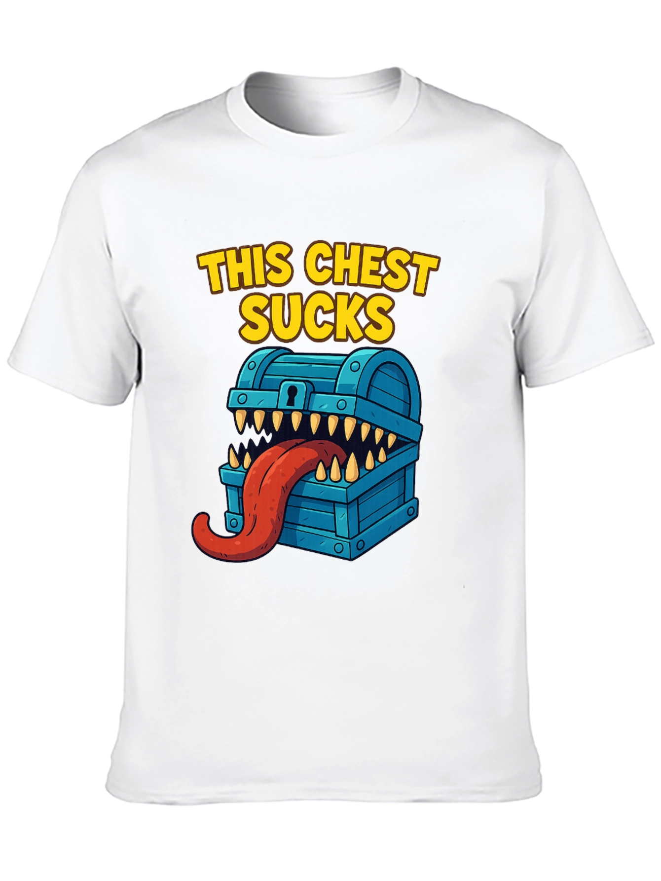 This Chest Sucks Black Graphic T-Shirt