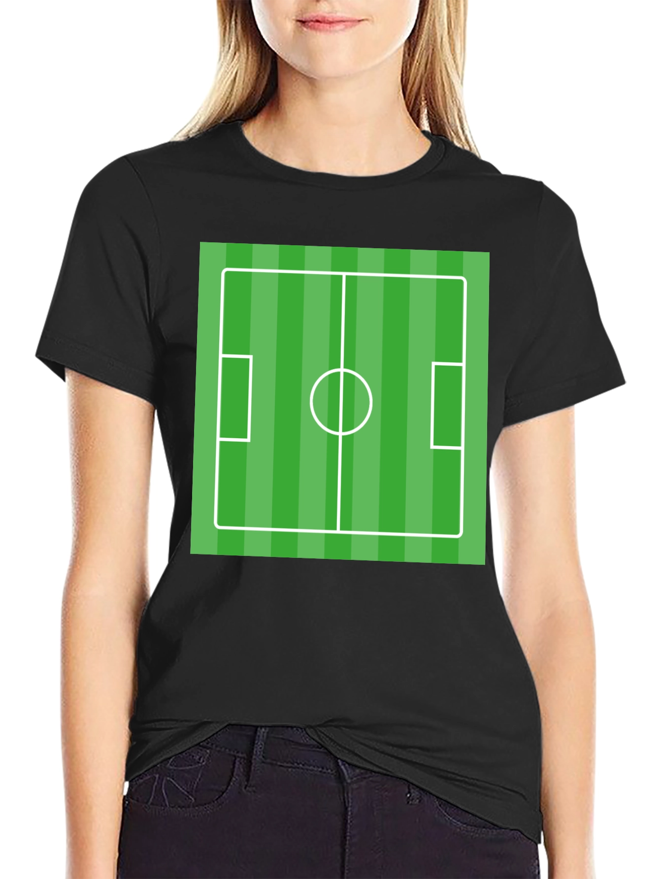 Soccer Field Graphic T-Shirt