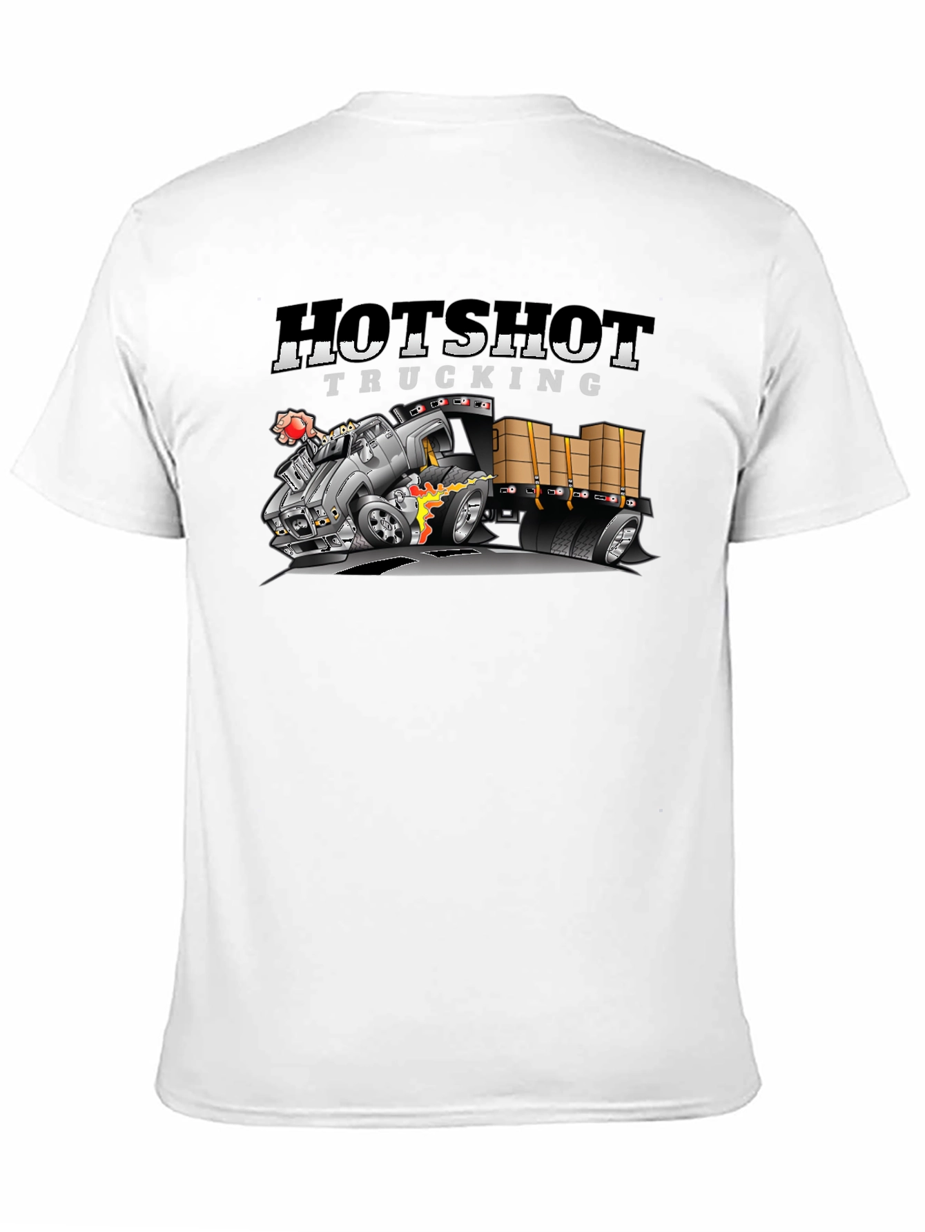 Hotshot Trucking Black Graphic Tee