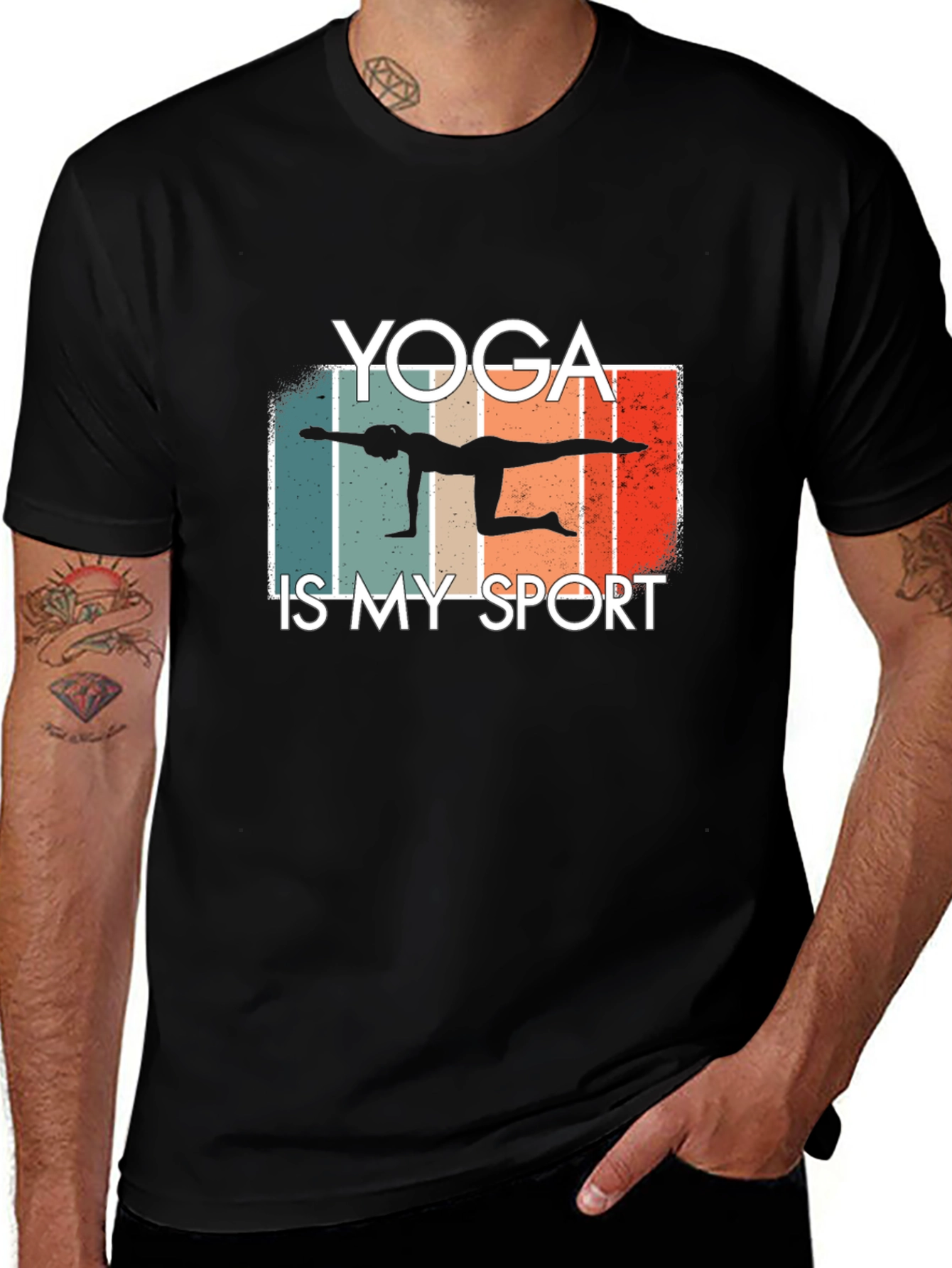 Yoga is My Sport T-Shirt Black