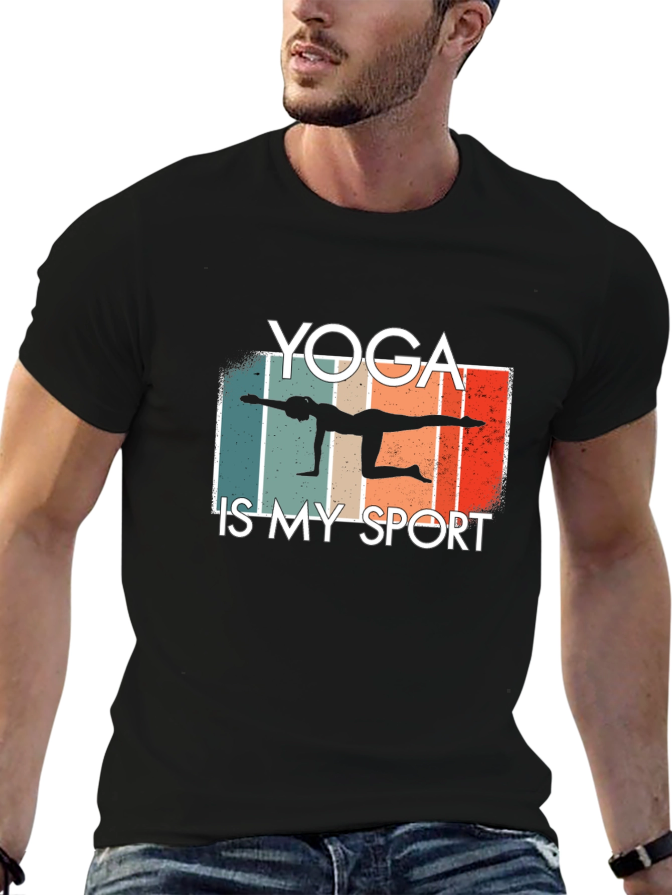 Yoga is My Sport T-Shirt Black