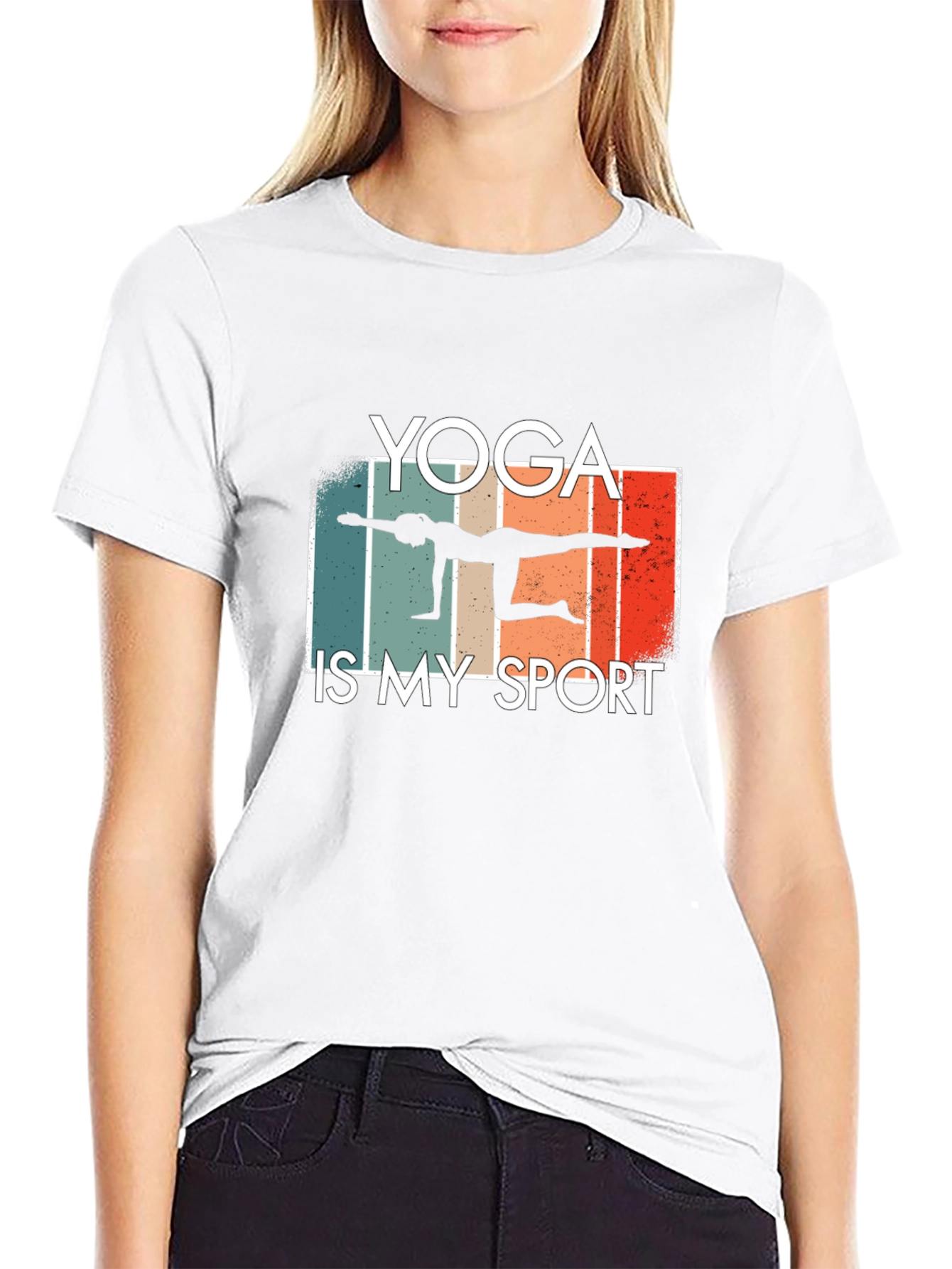 Yoga is My Sport T-Shirt Black