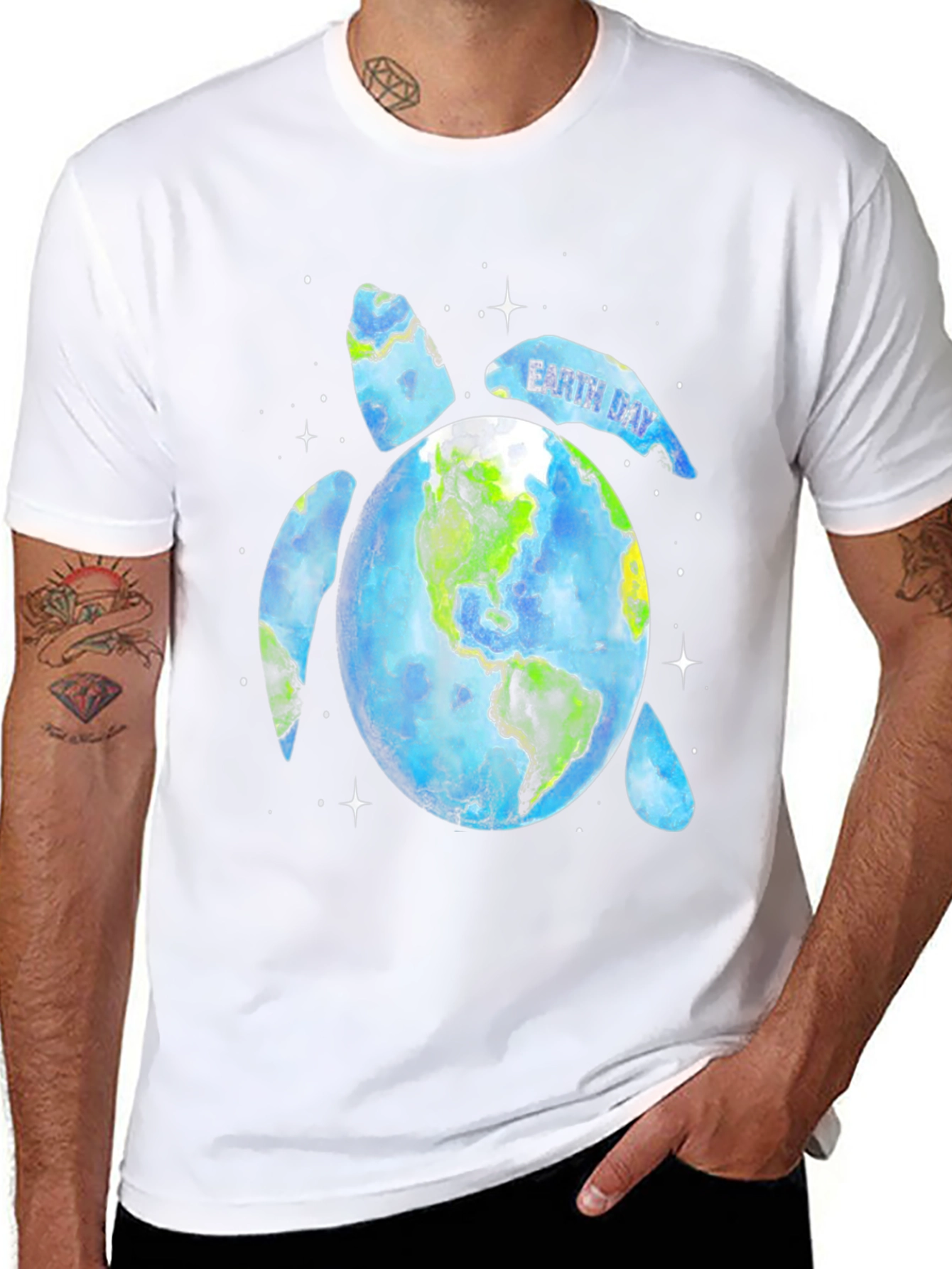Earth Day Turtle Graphic Tee
