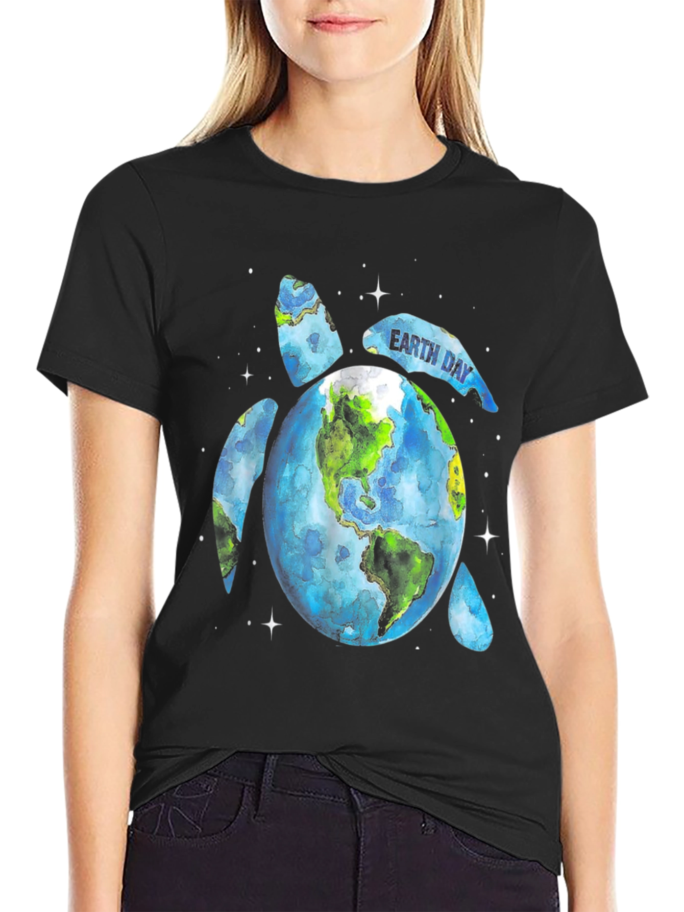 Earth Day Turtle Graphic Tee