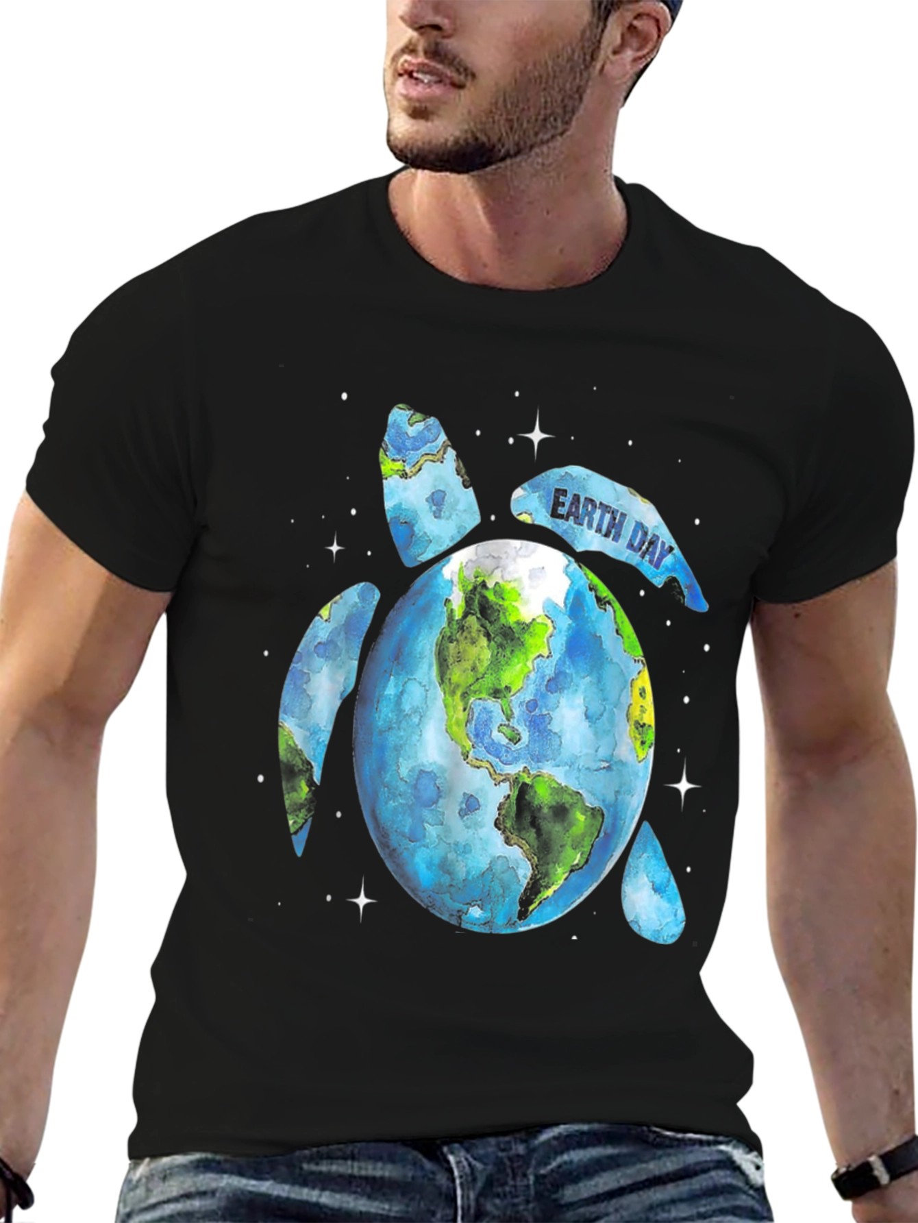 Earth Day Turtle Graphic Tee