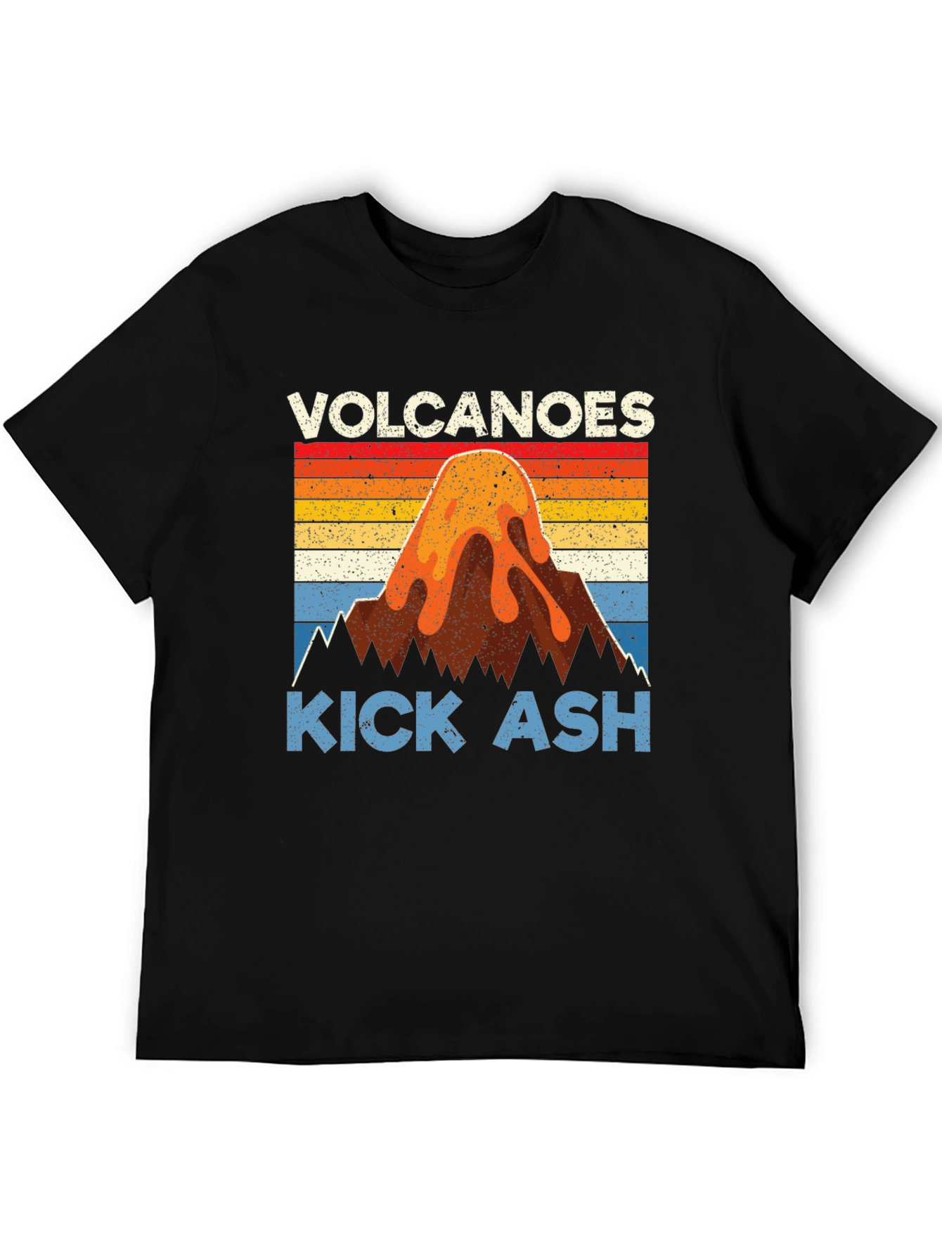 Volcanoes Kick Ash Graphic T-Shirt