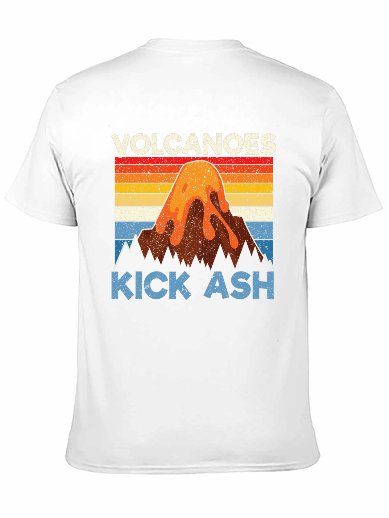 Volcanoes Kick Ash Graphic T-Shirt