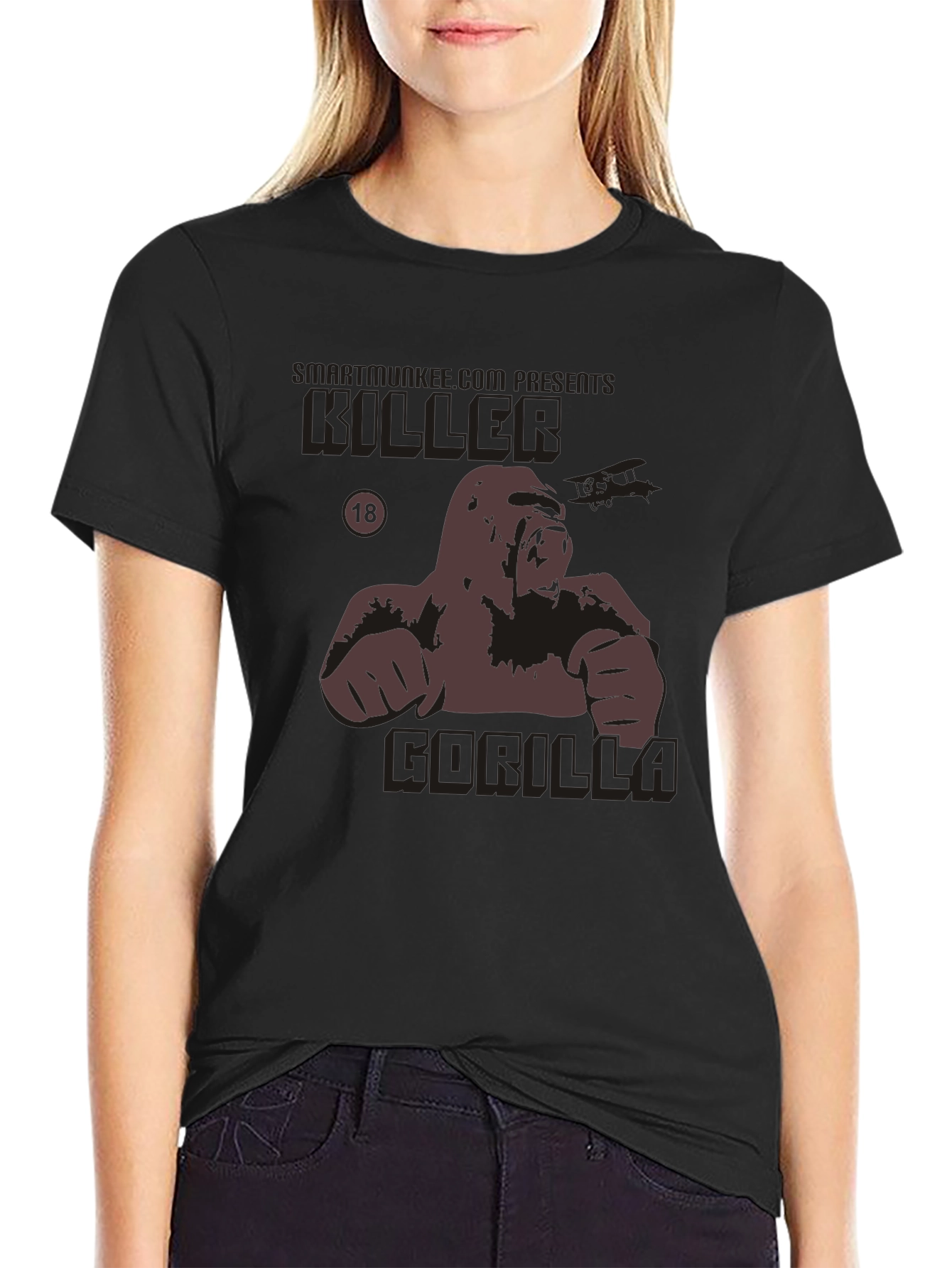 Killer Gorilla Graphic Tee - Black T-Shirt