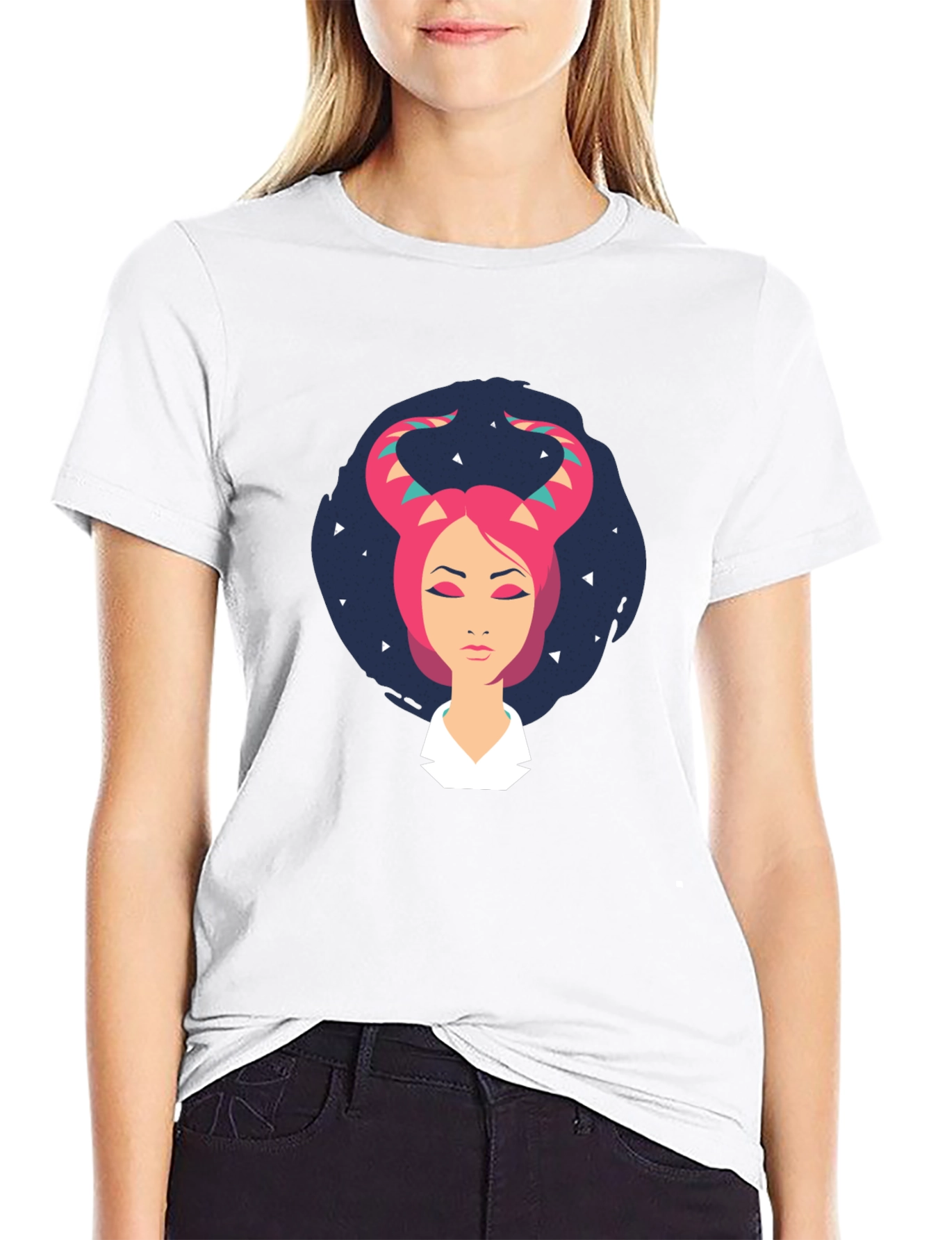 Taurus Zodiac Graphic Tee - Black Cotton T-Shirt