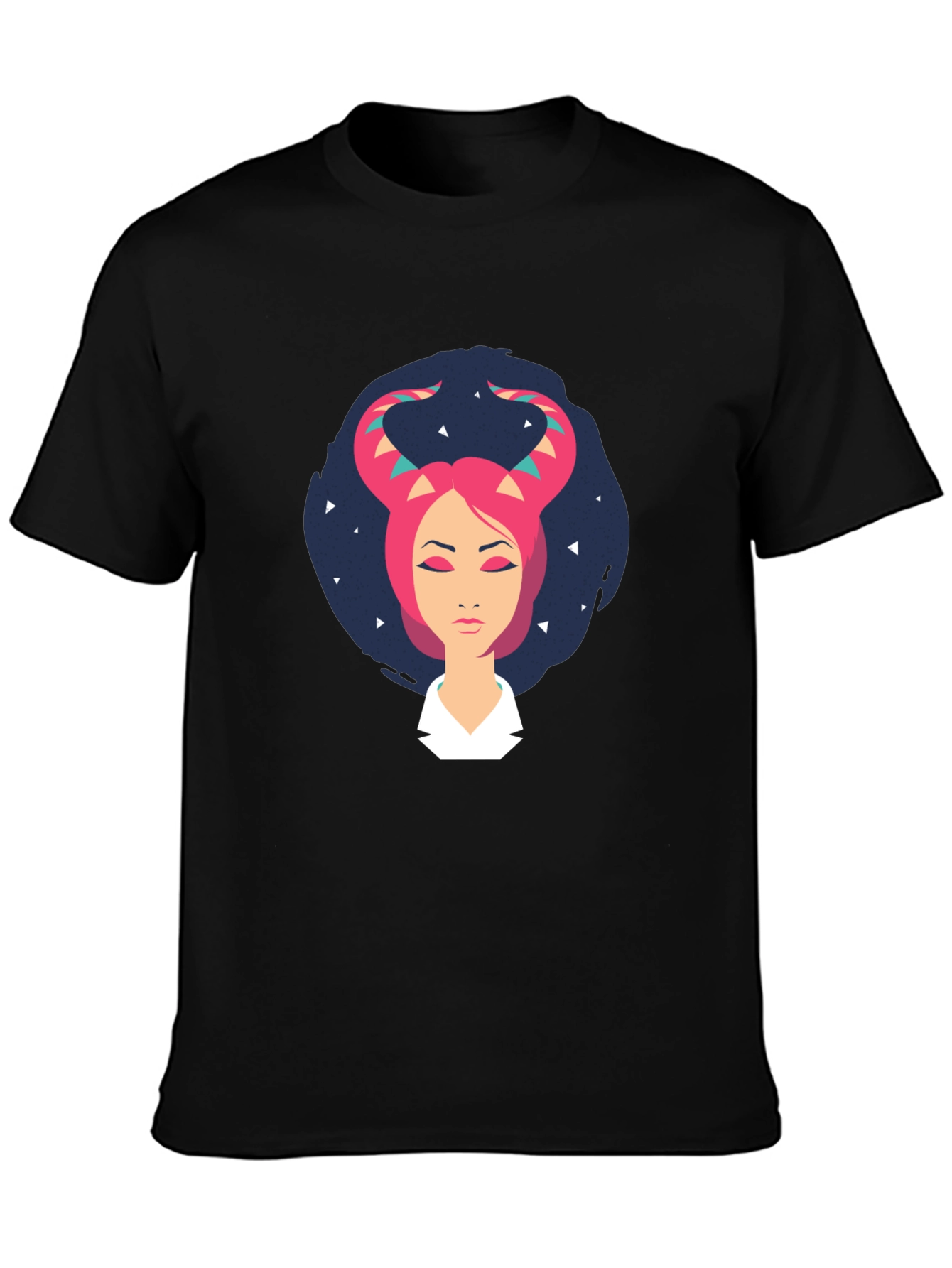 Taurus Zodiac Graphic Tee - Black Cotton T-Shirt