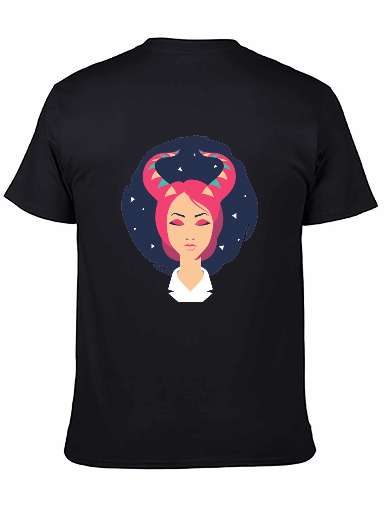 Taurus Zodiac Graphic Tee - Black Cotton T-Shirt