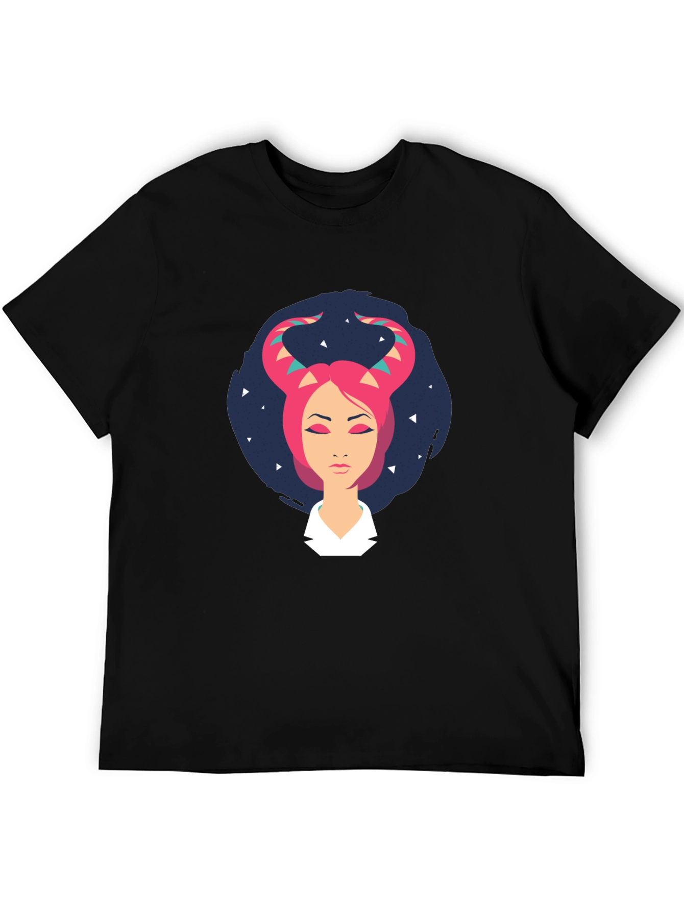 Taurus Zodiac Graphic Tee - Black Cotton T-Shirt
