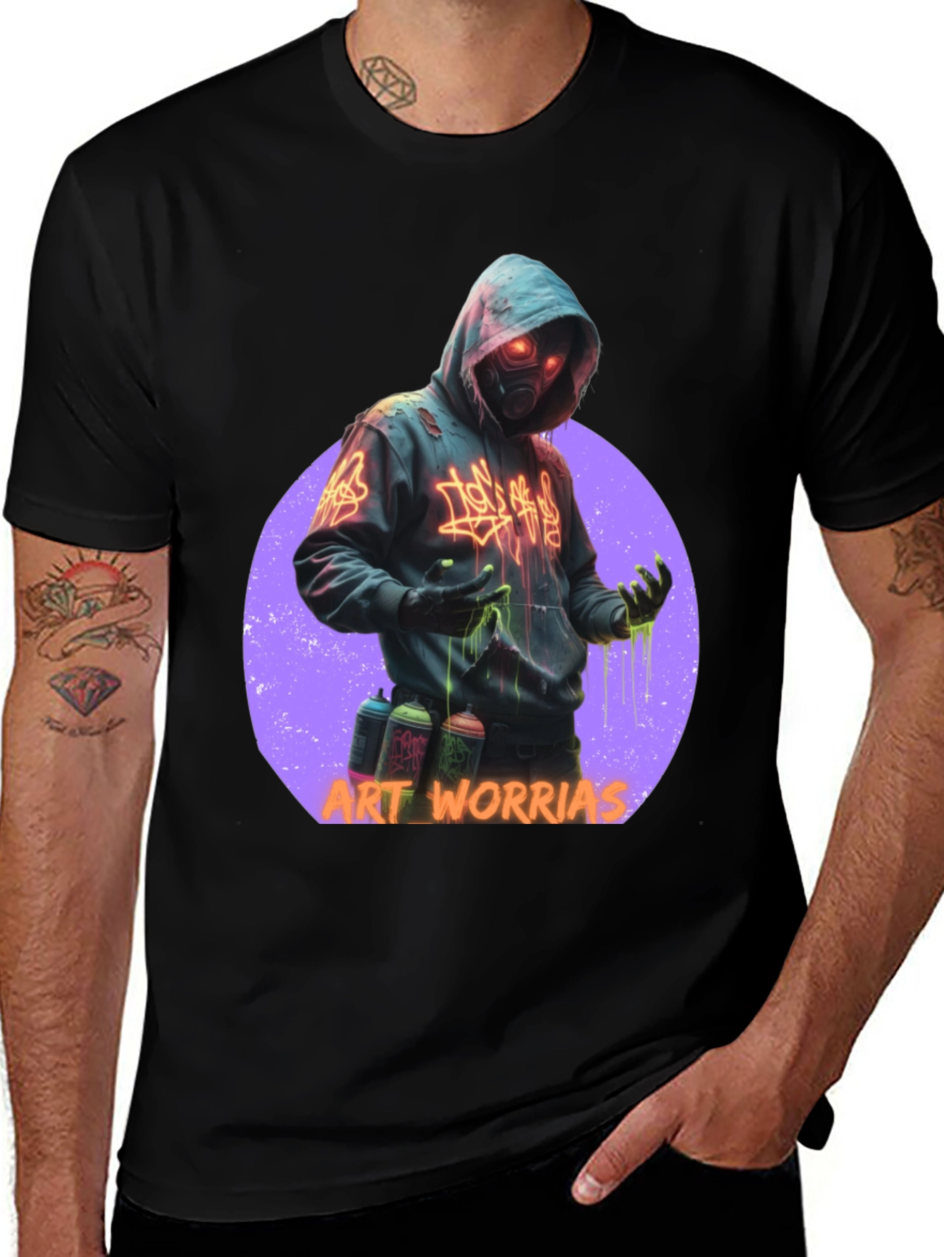 Art Worrias Graphic Tee - Urban Style