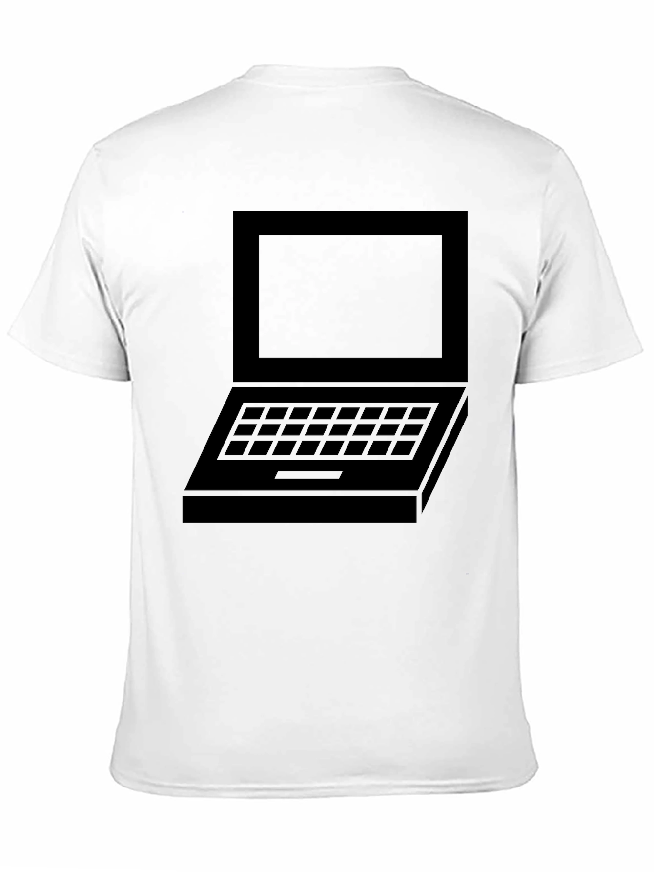 Black Laptop Graphic T-Shirt - Geek Chic Tee