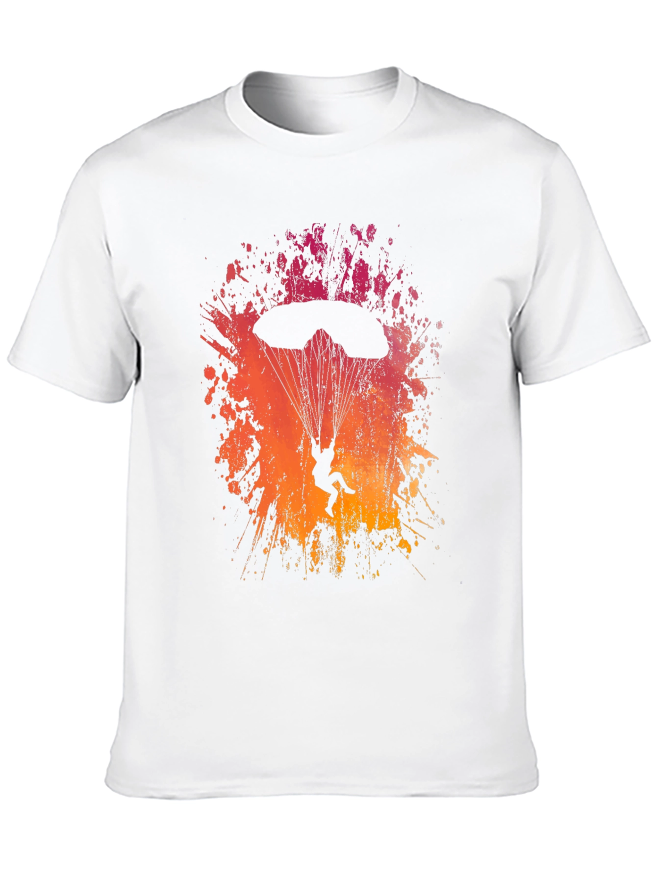 Paragliding Silhouette Graphic Tee