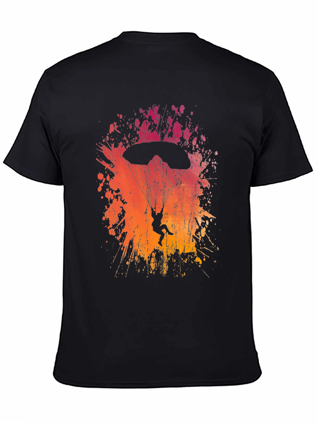 Paragliding Silhouette Graphic Tee