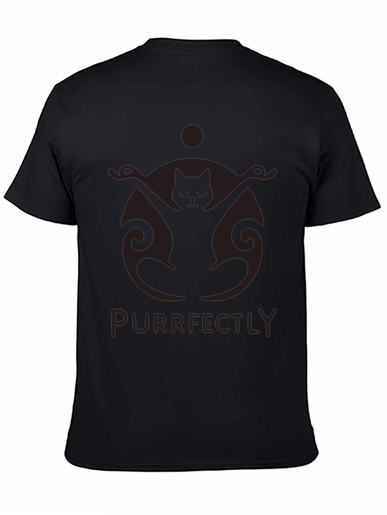 Purrfectly Meditating Cat T-Shirt - Yoga Zen