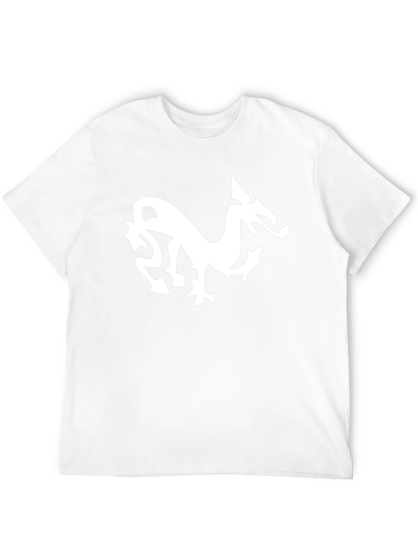 Dragon Graphic Tee - Black Cotton Blend