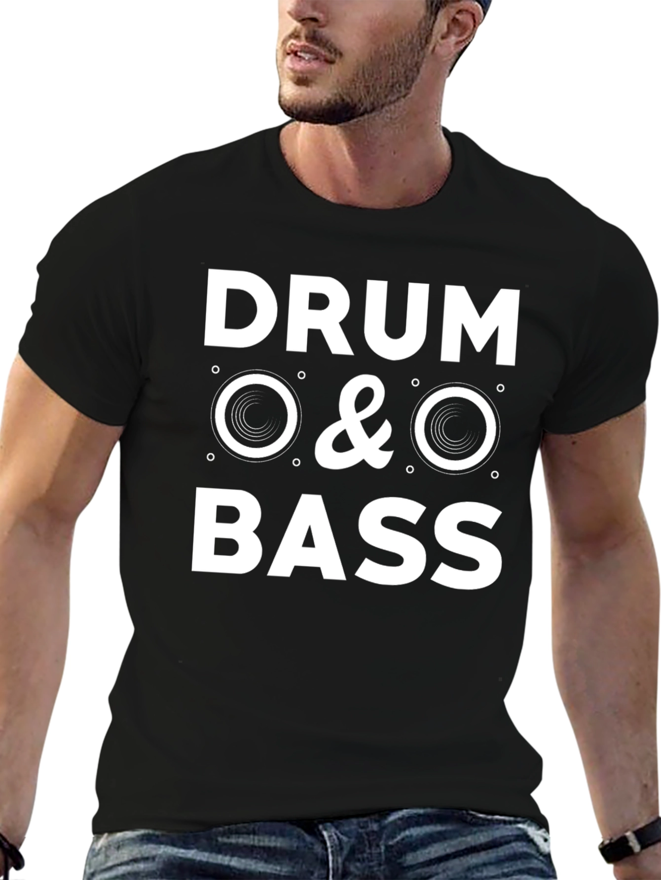 Drum & Bass Graphic T-Shirt - Music Lover Tee