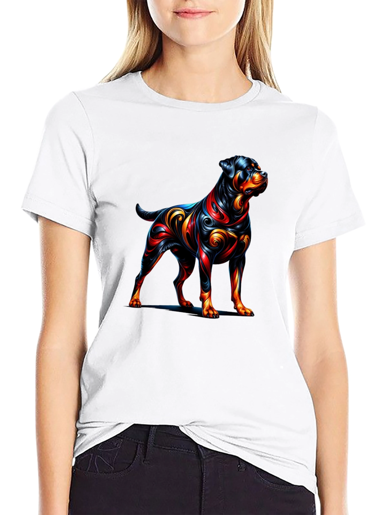 Rottweiler Graphic Tee - Stylish Dog Lover Shirt