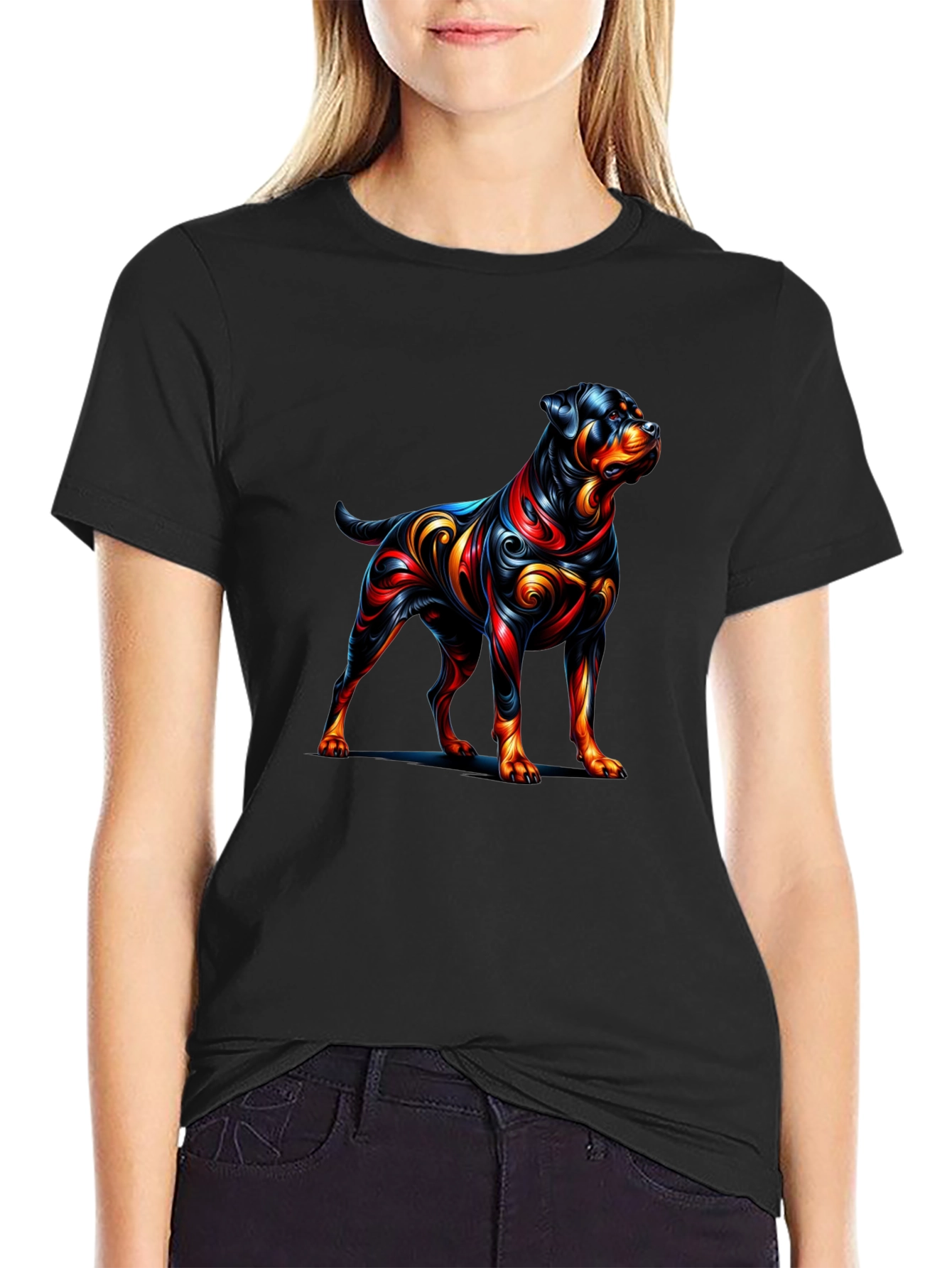 Rottweiler Graphic Tee - Stylish Dog Lover Shirt