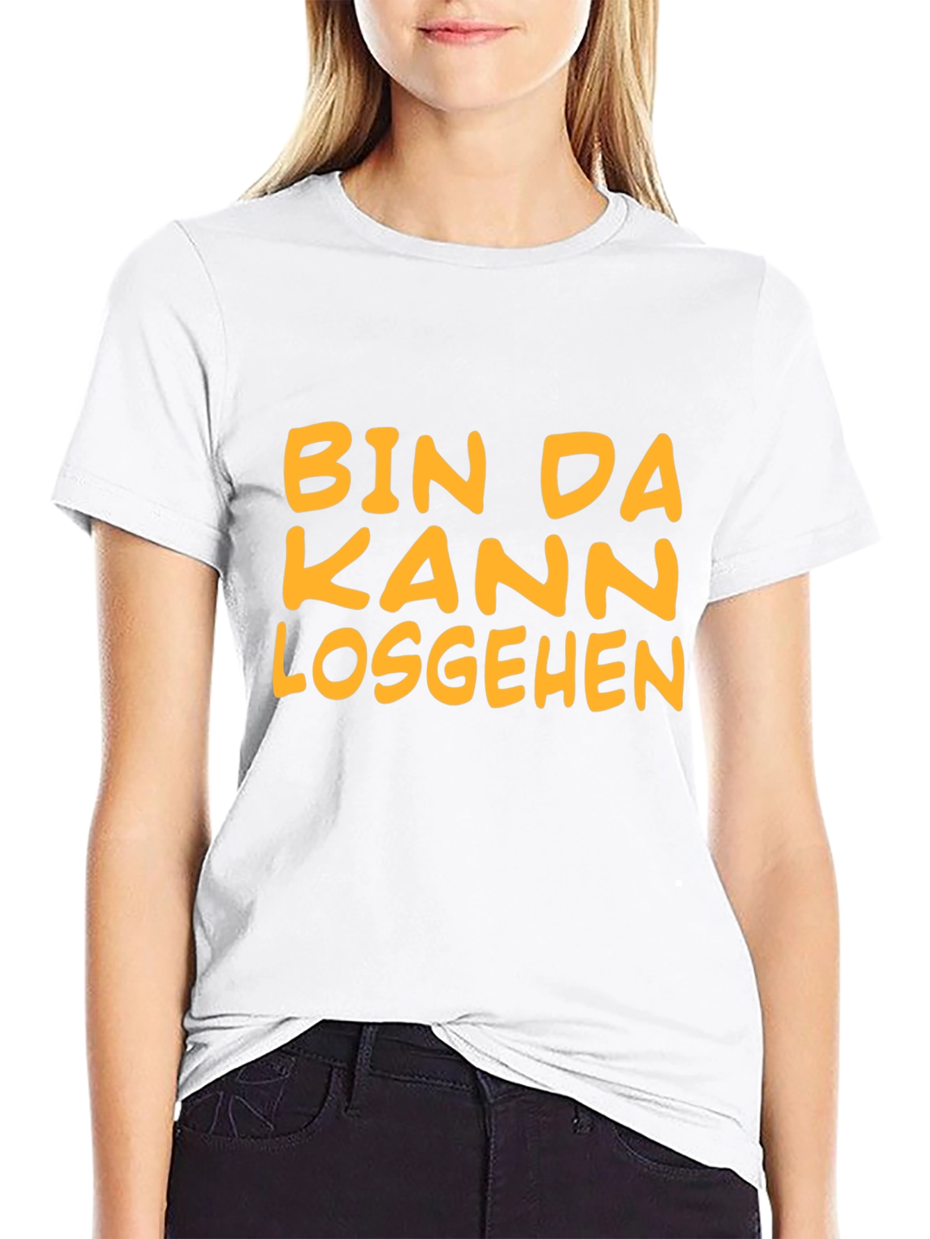Bin Da Kann Losgehen Black T-Shirt